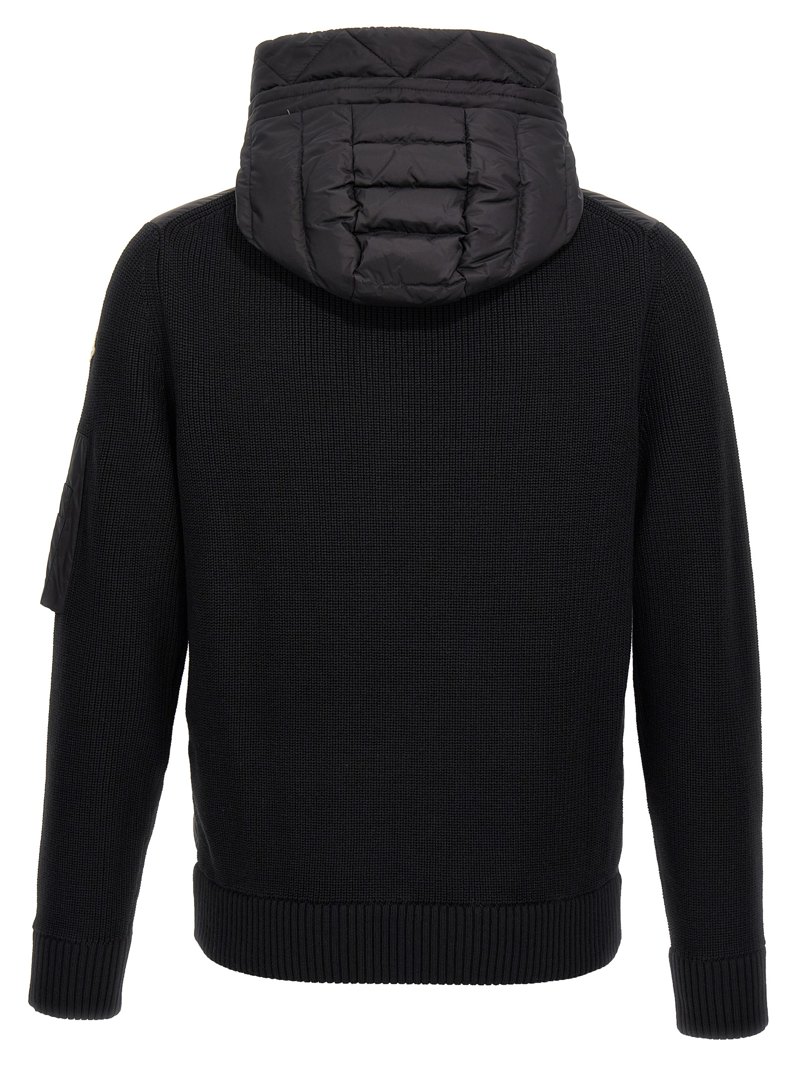 Nylon insert knit cardigan 9B50800A9340999 (Moncler / ニット・セーター・カーディガン ) | Moncler (モンクレール)(1)