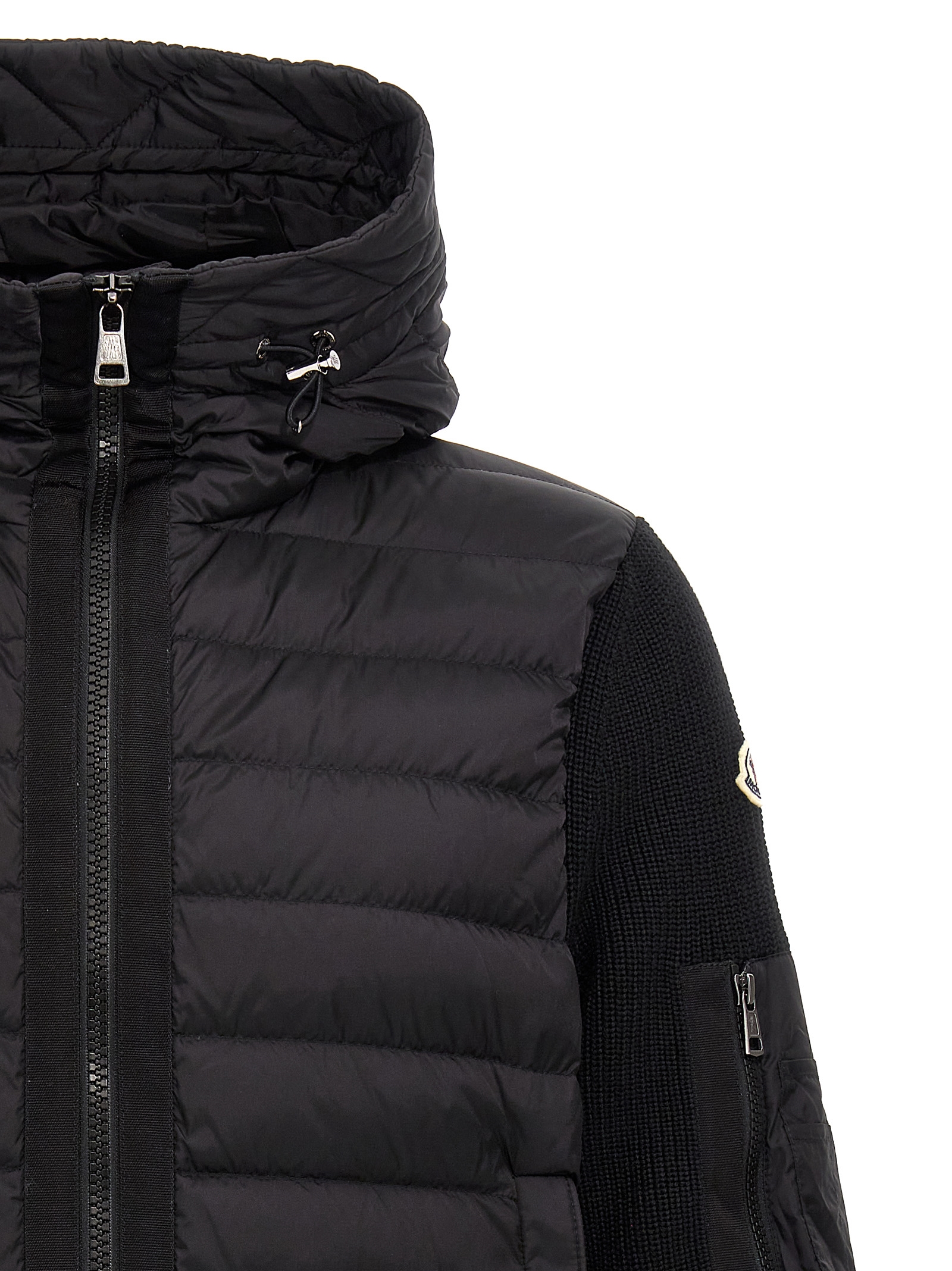 Nylon insert knit cardigan 9B50800A9340999 (Moncler / ニット・セーター・カーディガン ) | Moncler (モンクレール)(2)