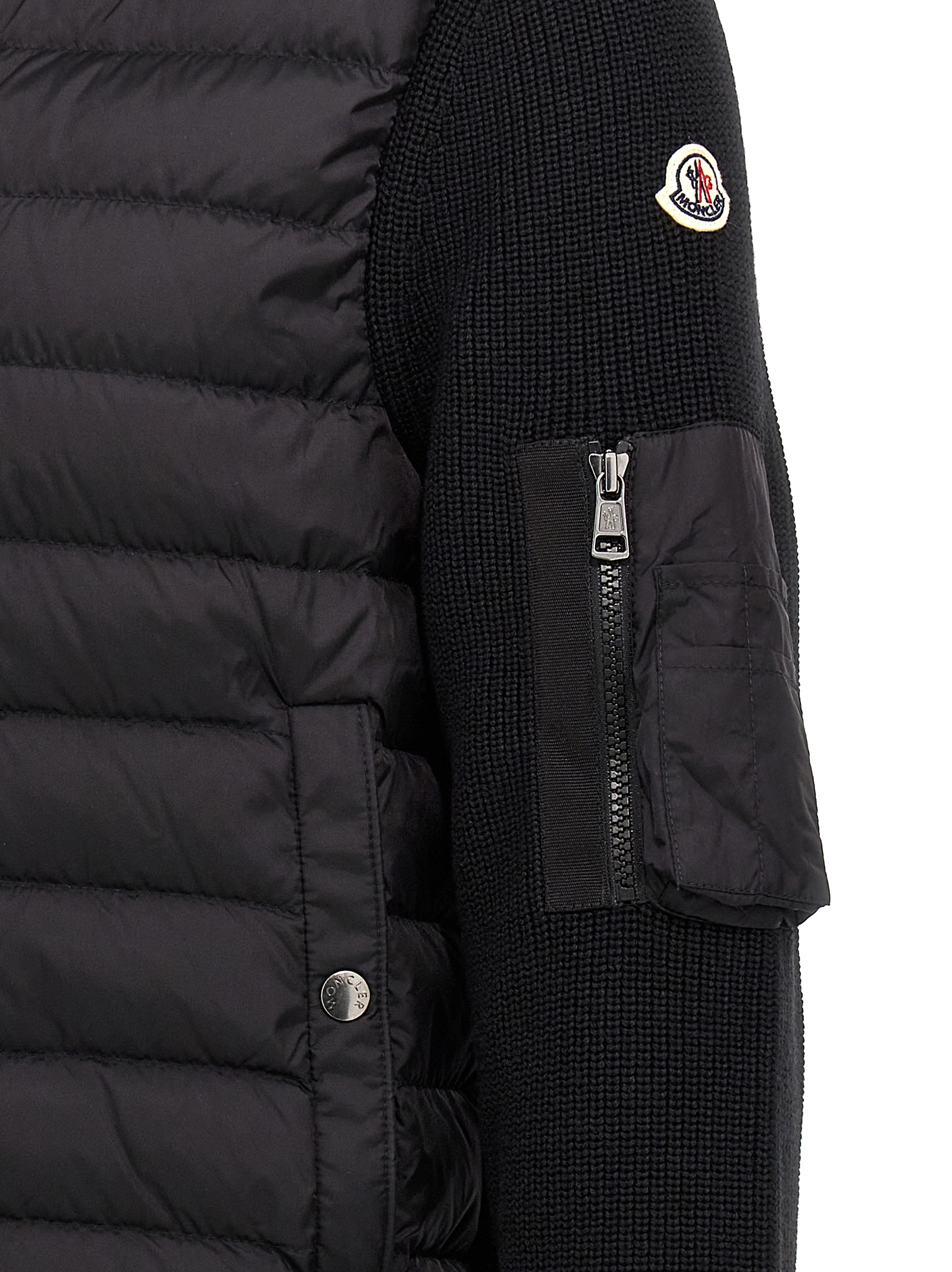 Nylon insert knit cardigan 9B50800A9340999 (Moncler / ニット・セーター・カーディガン ) | Moncler (モンクレール)(3)