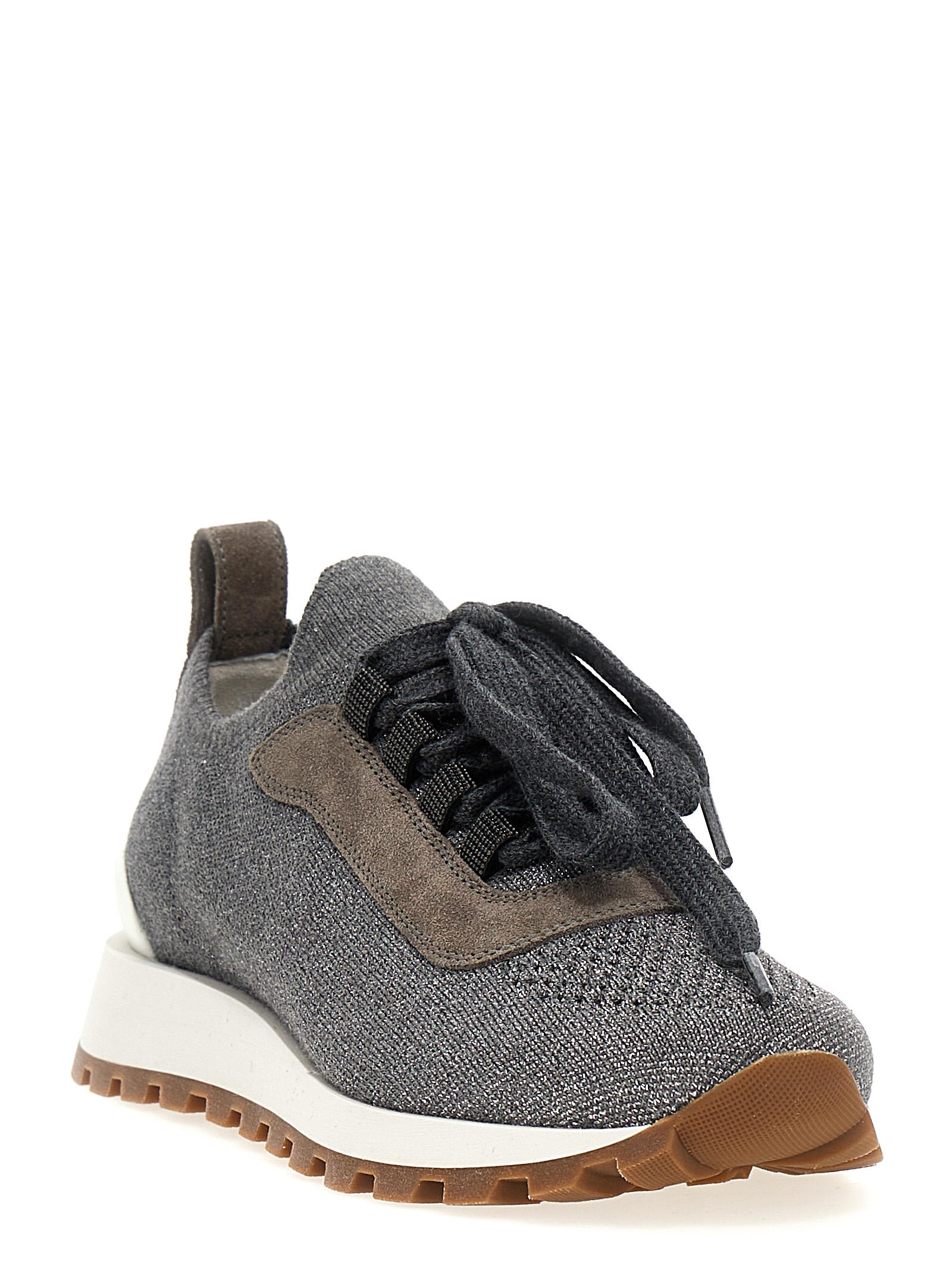 Lurex knit sneakers MZ35G2490PC074 (Brunello Cucinelli / スニーカー ) | Brunello Cucinelli (ブルネロ・クチネリ)(1)