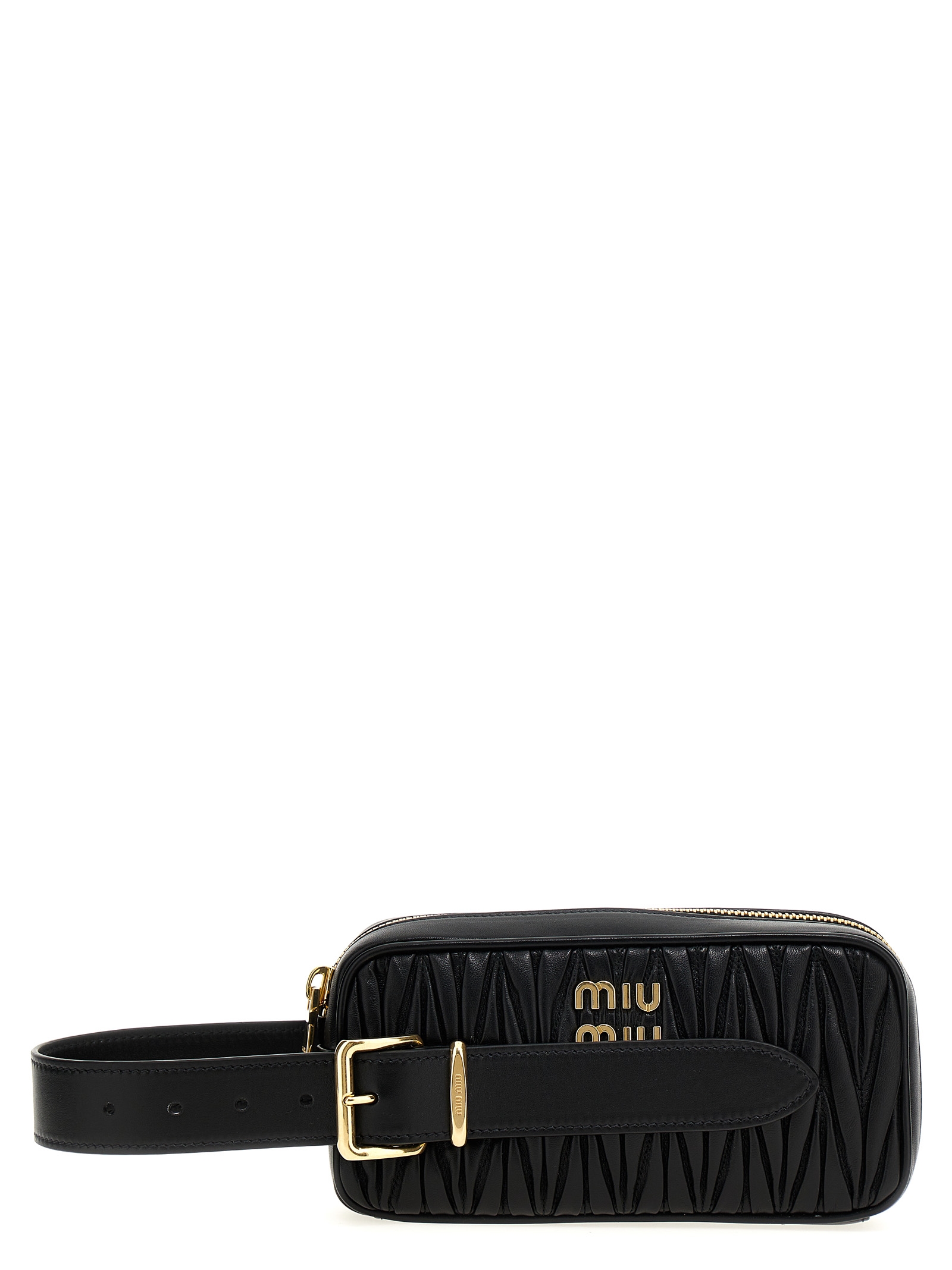 Matelassé leather clutch bag 5BF122N88F0002 (MIU MIU / クラッチバッグ・ポーチ ) | MIU MIU (ミュウミュウ)