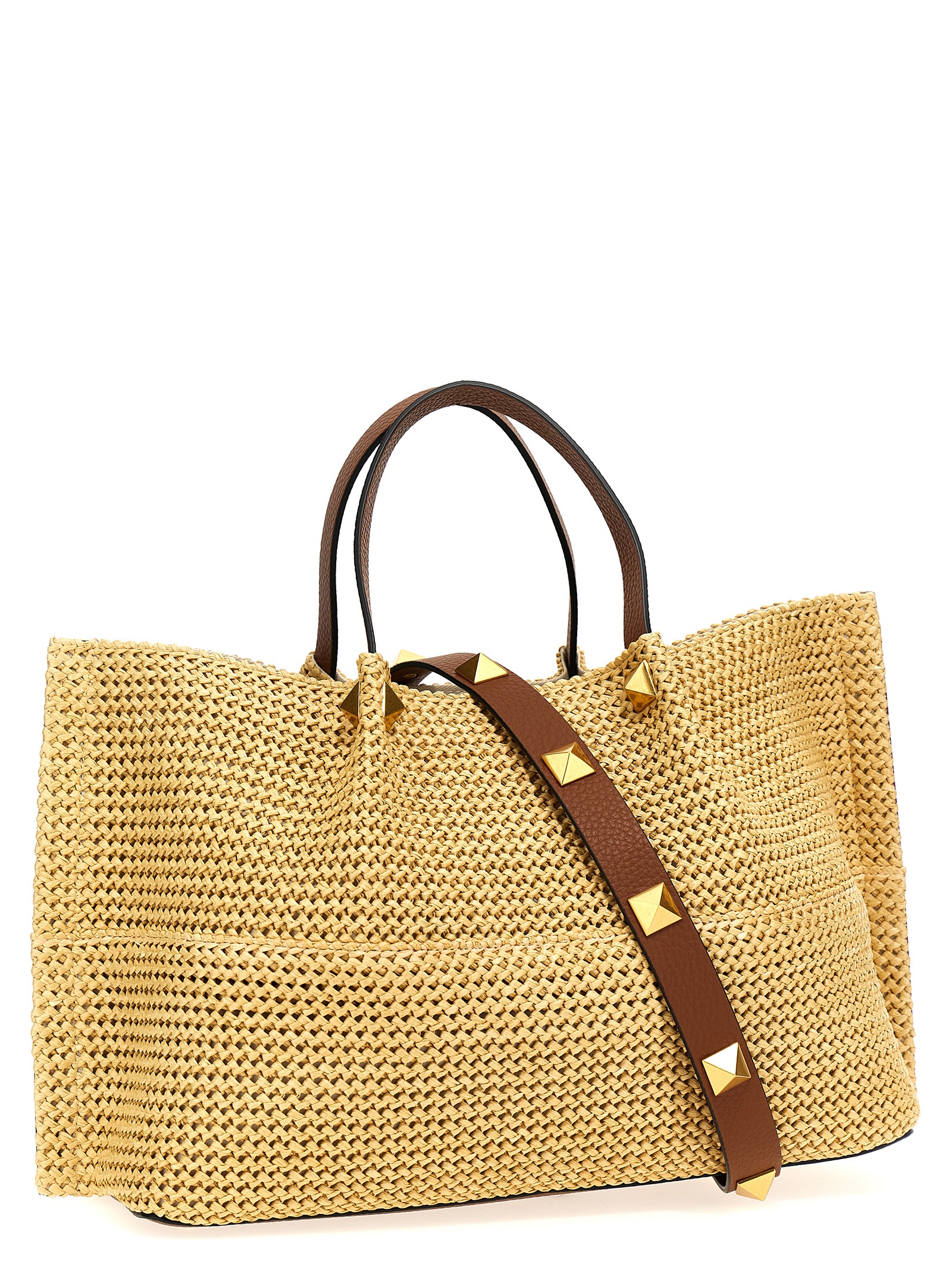 Medium shopping Valentino Garavani raffia 4W2B0K39YCED84 (Valentino Garavani / トートバッグ ) | Valentino Garavani (ヴァレンティノ)(1)