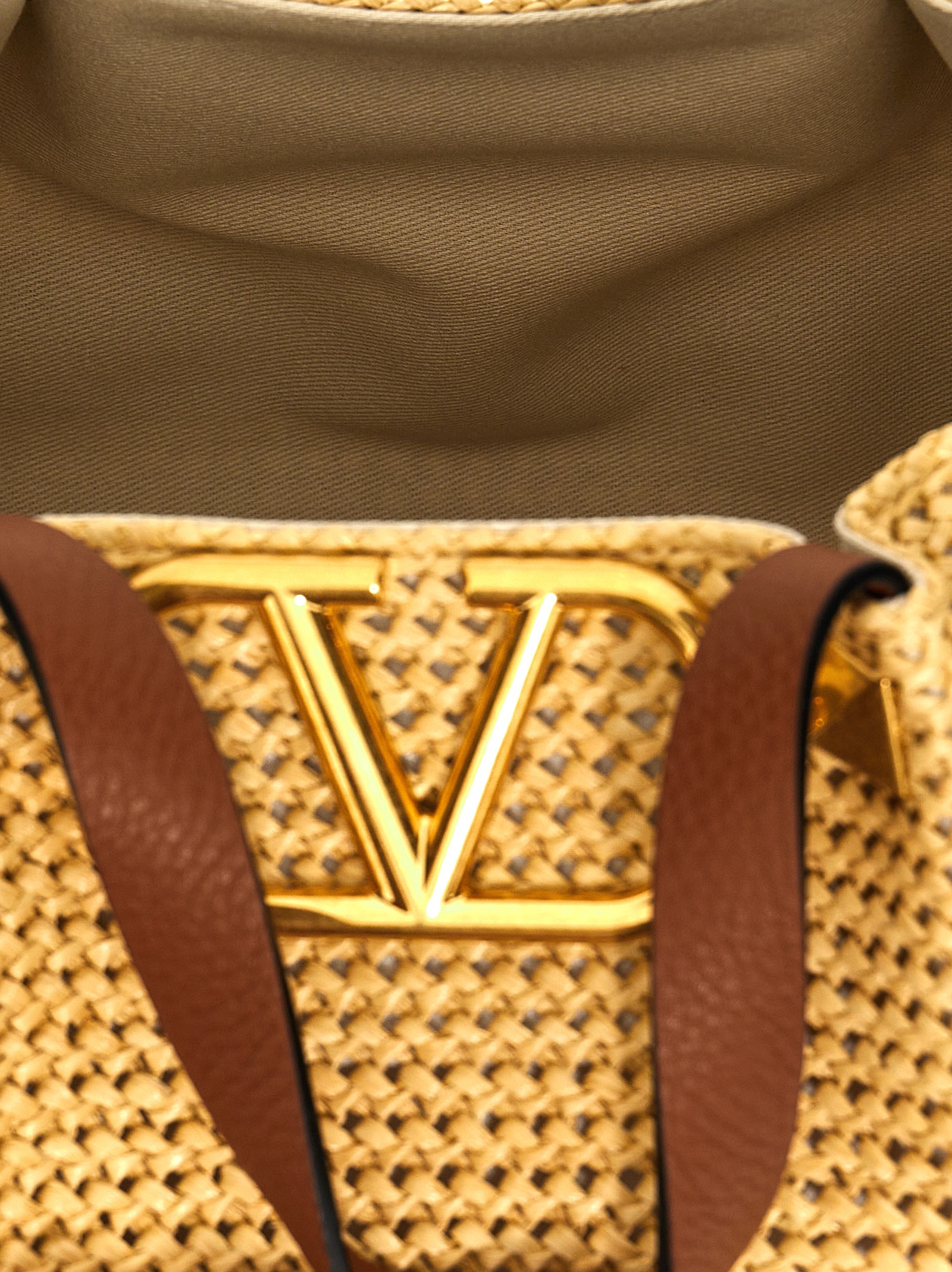 Medium shopping Valentino Garavani raffia 4W2B0K39YCED84 (Valentino Garavani / トートバッグ ) | Valentino Garavani (ヴァレンティノ)(3)