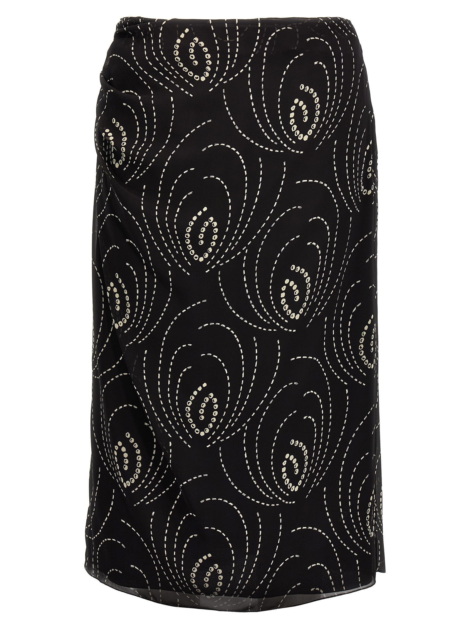 Printed midi georgette skirt P192JGOOO14VNF0002 (Prada / スカート ) | Prada (プラダ)