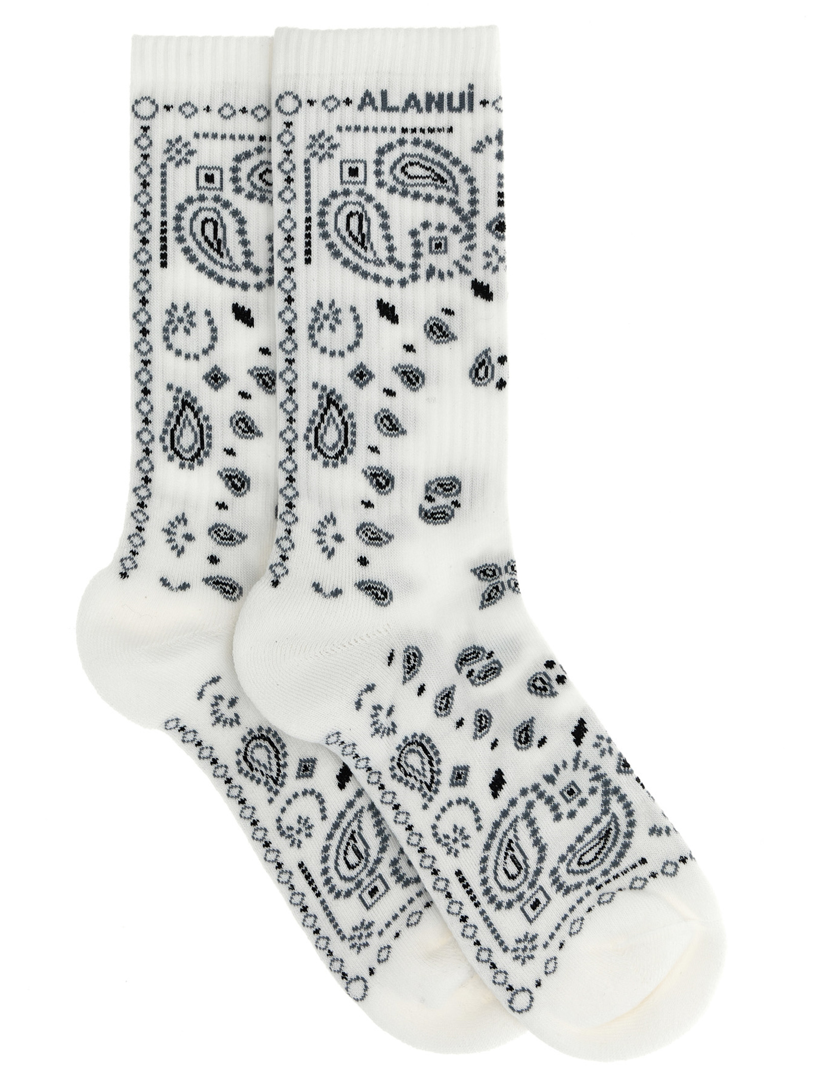 'Bandana' socks LWRA007E24KNI00102840284 (ALANUI / アンダーウェア ) | ALANUI (アラヌイ)