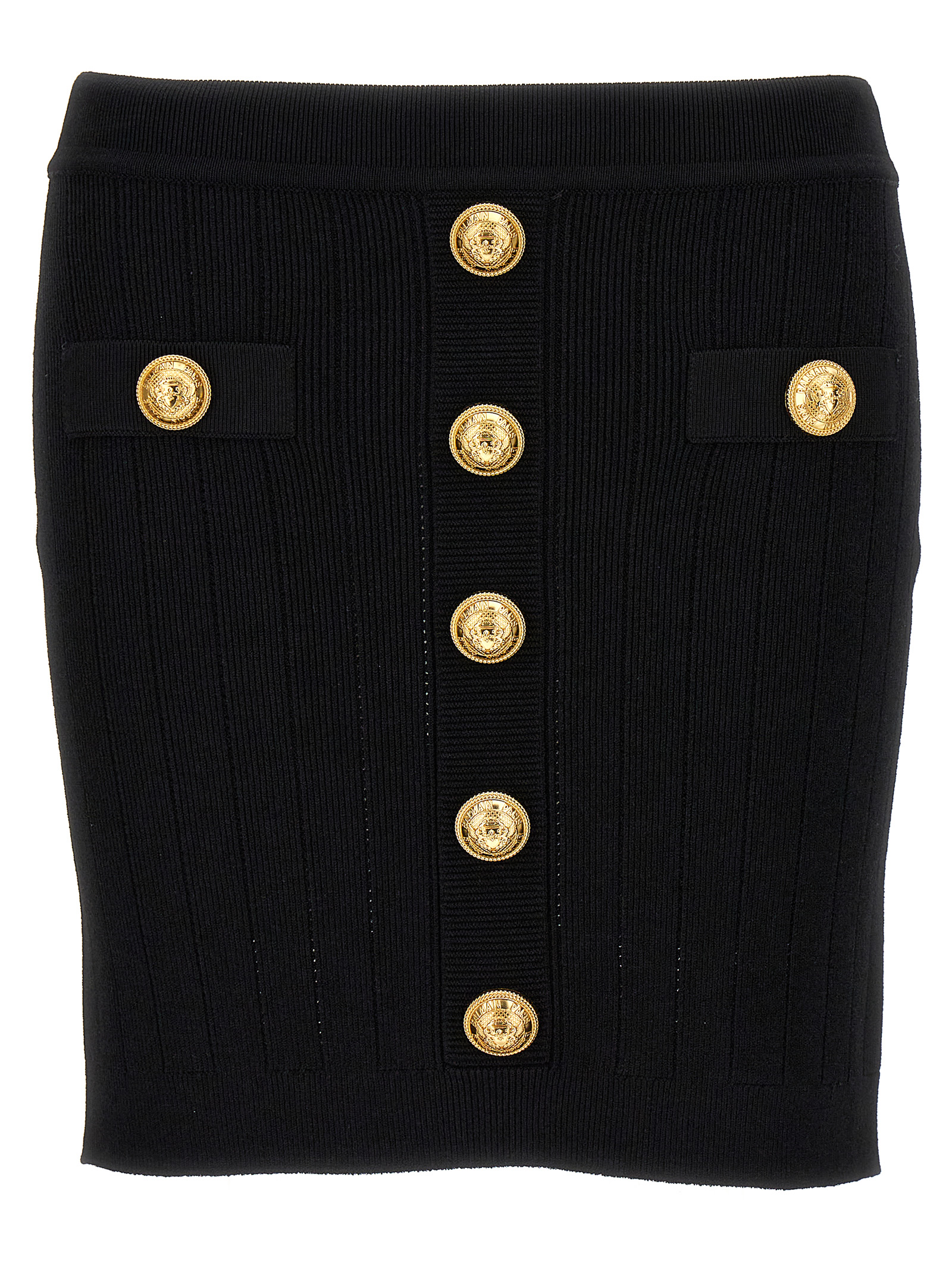 Logo button knit skirt AF0LB290KB070PA (Balmain / スカート ) | Balmain (バルマン)