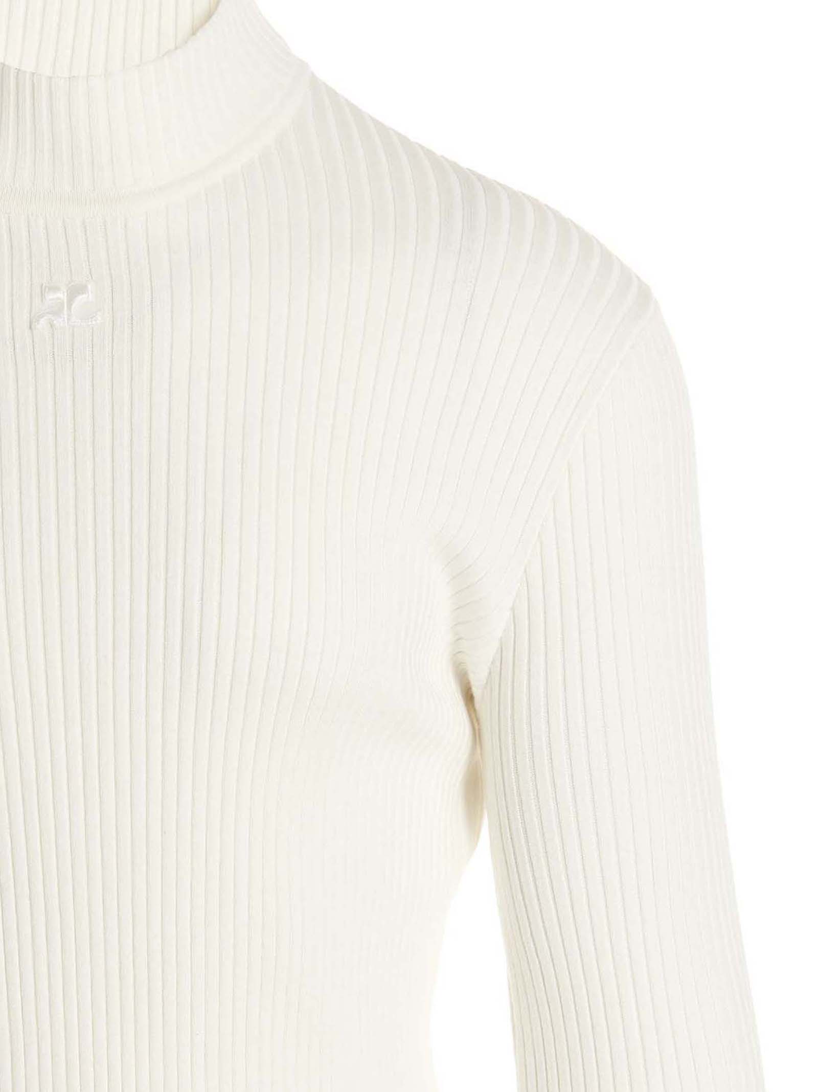 Logo turtleneck sweater PERMPU008FI00010001 (Courrèges / ニット・セーター・カーディガン ) | Courrèges (クレージュ)(2)