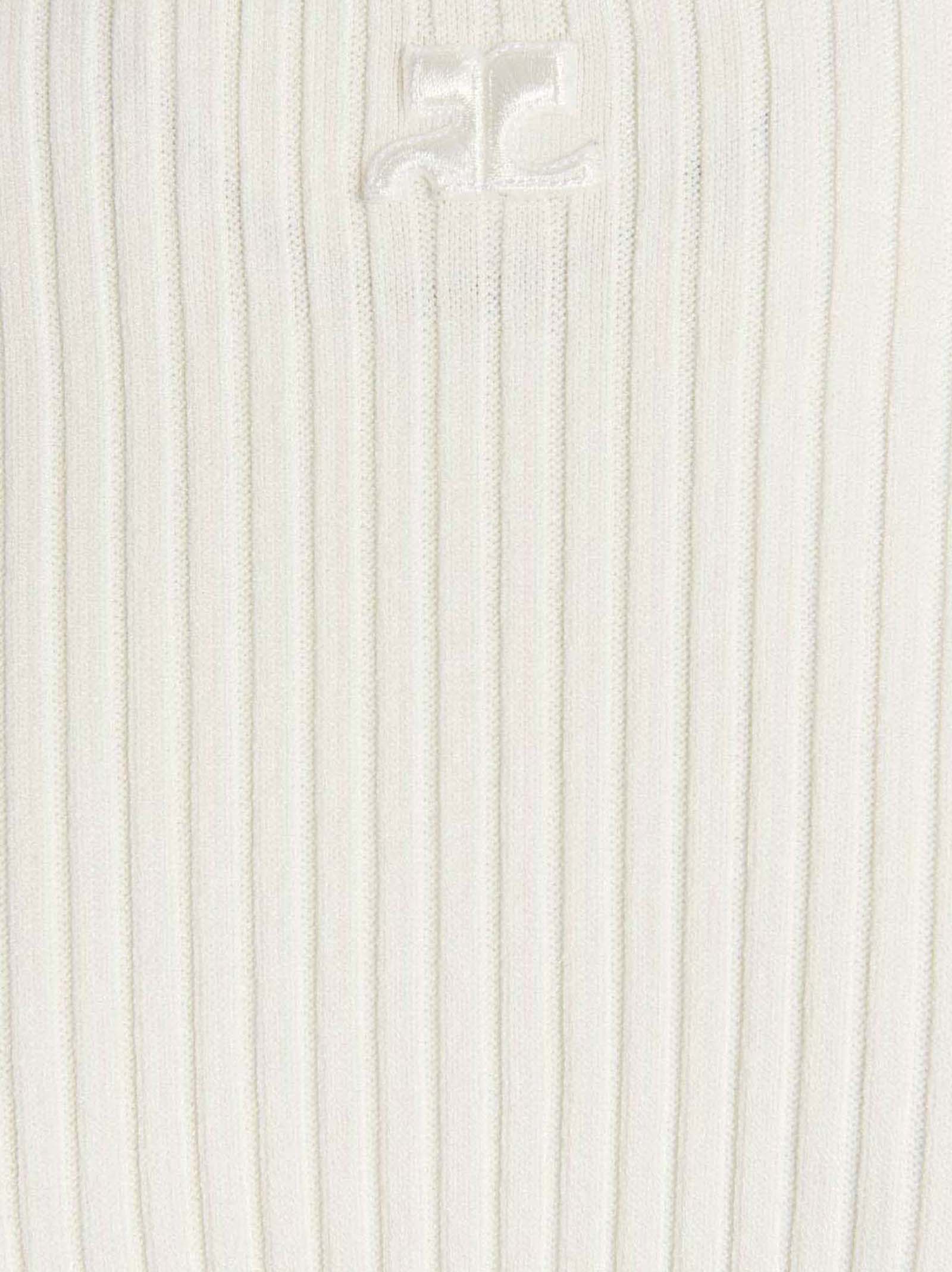 Logo turtleneck sweater PERMPU008FI00010001 (Courrèges / ニット・セーター・カーディガン ) | Courrèges (クレージュ)(3)