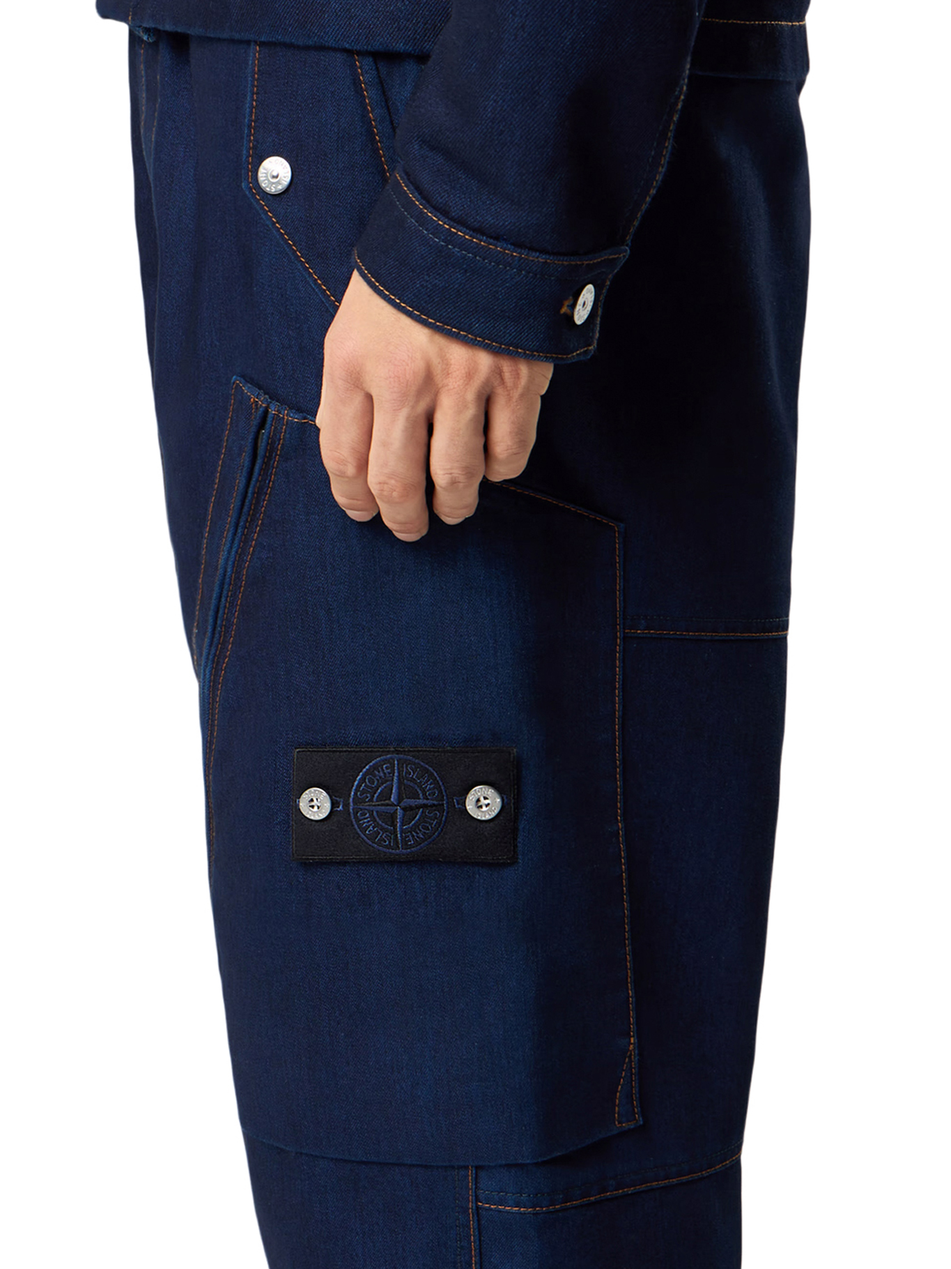 LOOSE CARGO PANTS WITH ASYMMETRIC POCKETS K2S153100045S00J2VJ201 (STONE ISLAND / ジーンズ ) | STONE ISLAND (ストーンアイランド)(3)