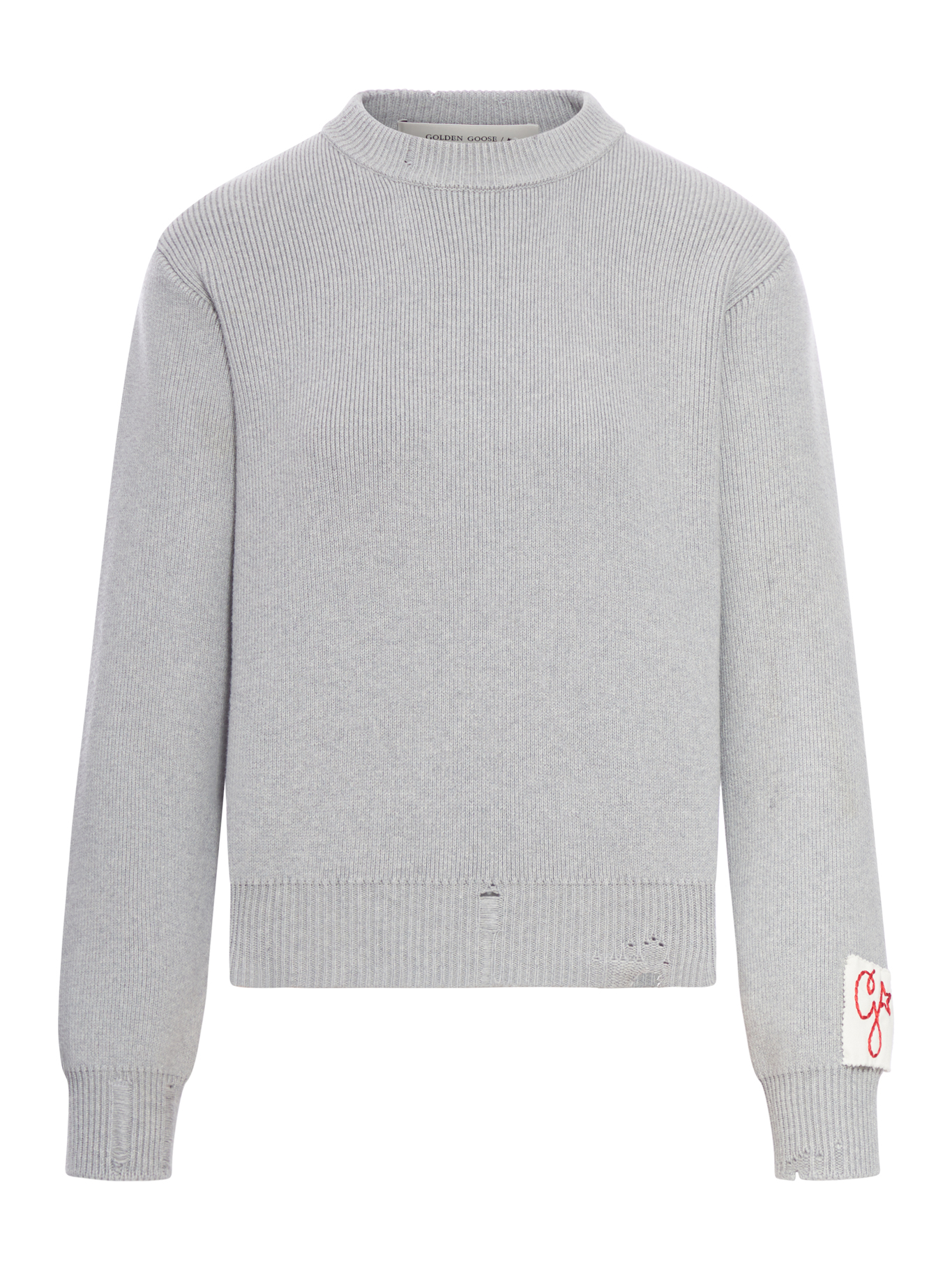 SWEATER WITH A LIVED EFFECT GWP00836P00066260255 (Golden Goose / ニット・セーター・カーディガン ) | Golden Goose (ゴールデングース)