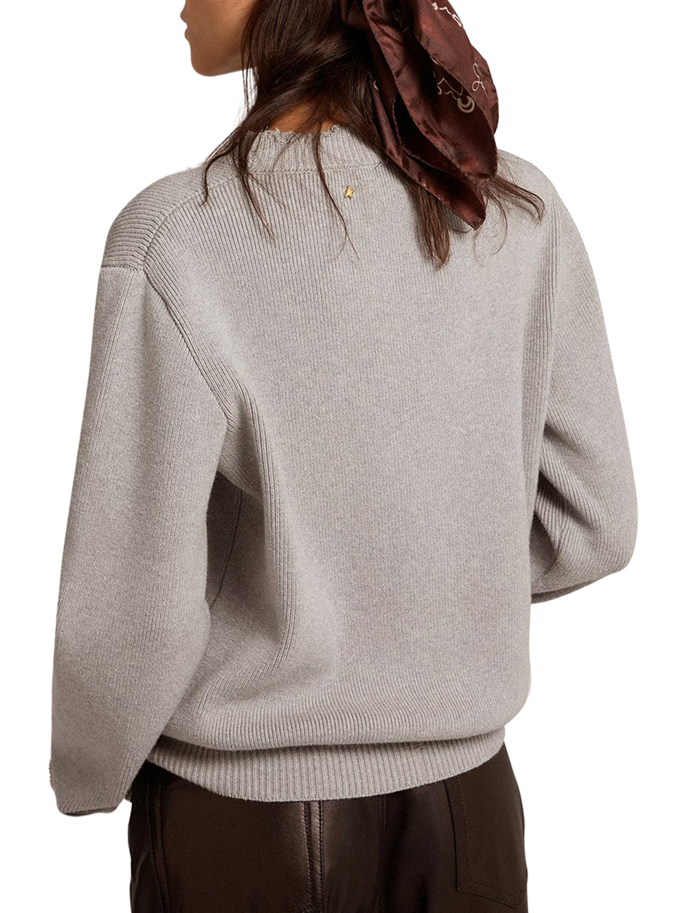 SWEATER WITH A LIVED EFFECT GWP00836P00066260255 (Golden Goose / ニット・セーター・カーディガン ) | Golden Goose (ゴールデングース)(2)