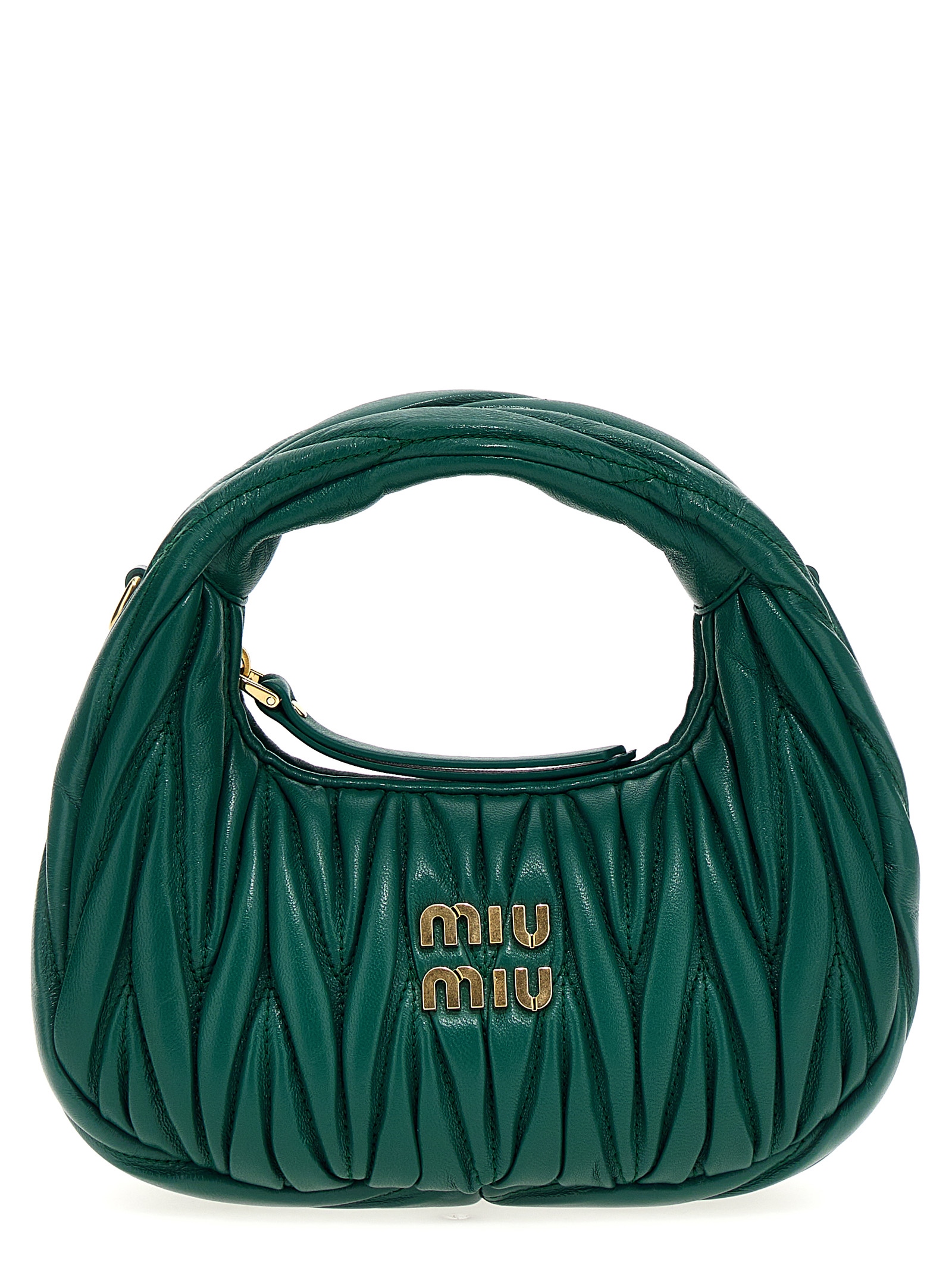 'Hobo Wander' mini handbag 5BP078VOOON88F0K41 (MIU MIU / ハンドバッグ・ショルダーバッグ ) | MIU MIU (ミュウミュウ)