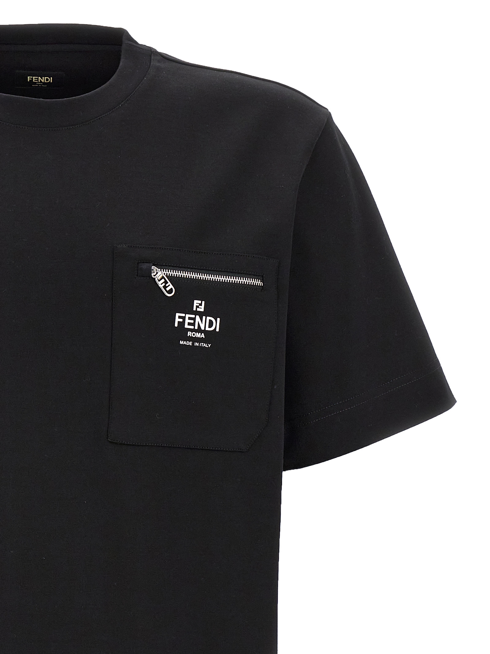 'Fendi O'Lock' T-shirt FY0936ARYRF0QA1 (FENDI / Tシャツ・カットソー ) | FENDI (フェンディ)(2)