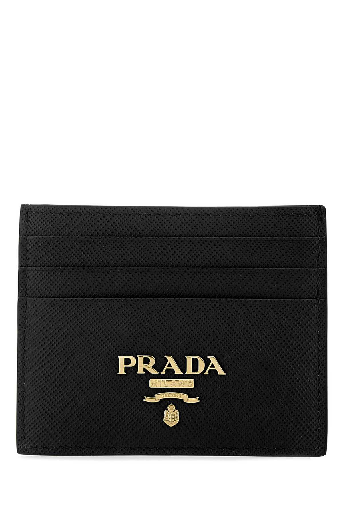 Black leather card holder 1MC025QWAF0002 (Prada / 財布・カードケース ) | Prada (プラダ)