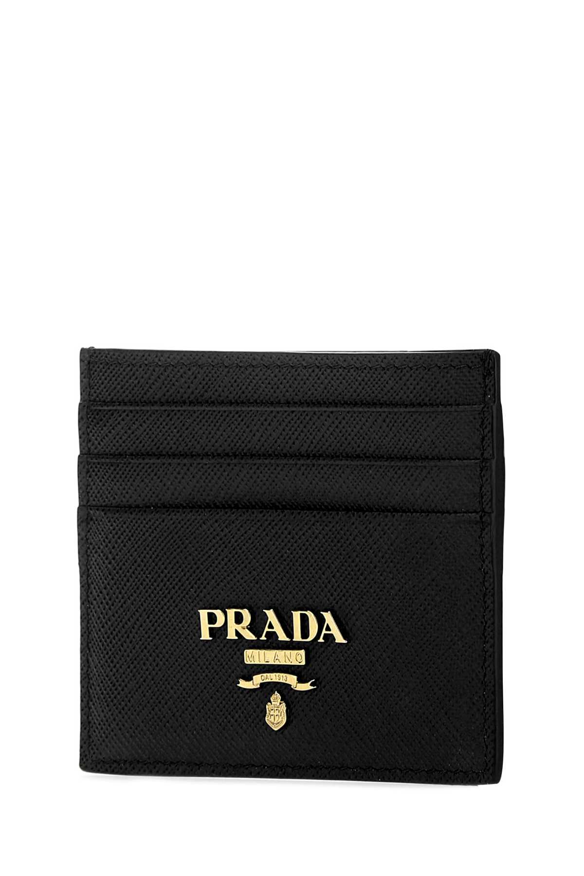 Black leather card holder 1MC025QWAF0002 (Prada / 財布・カードケース ) | Prada (プラダ)(1)