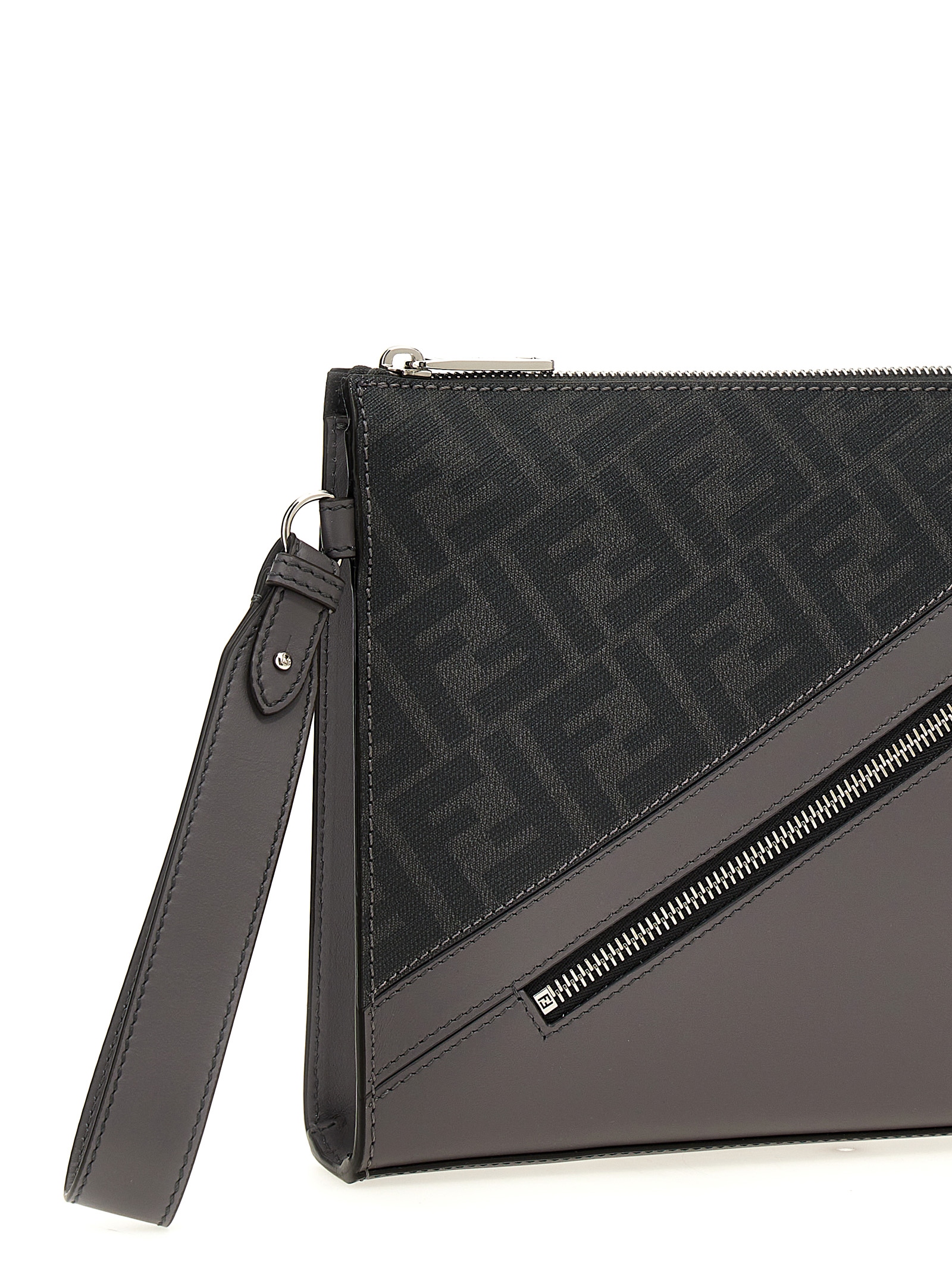'Fendi Diagonal' flat pouch 7VA491AJF8F0FDY (FENDI / クラッチバッグ・ポーチ ) | FENDI (フェンディ)(2)