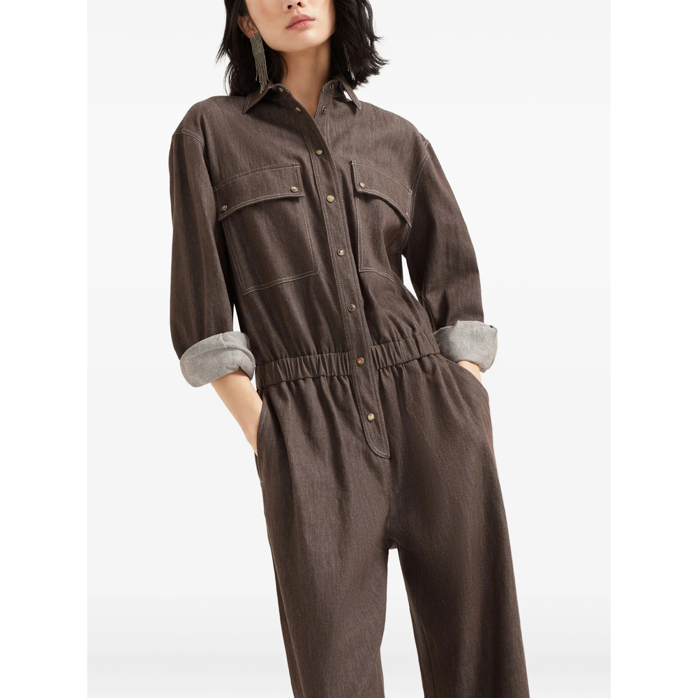 Jumpsuit Brunello Cucinelli MA792EB699C003 (Brunello Cucinelli / ワンピース・ドレス・オールインワン ) | Brunello Cucinelli (ブルネロ・クチネリ)(4)