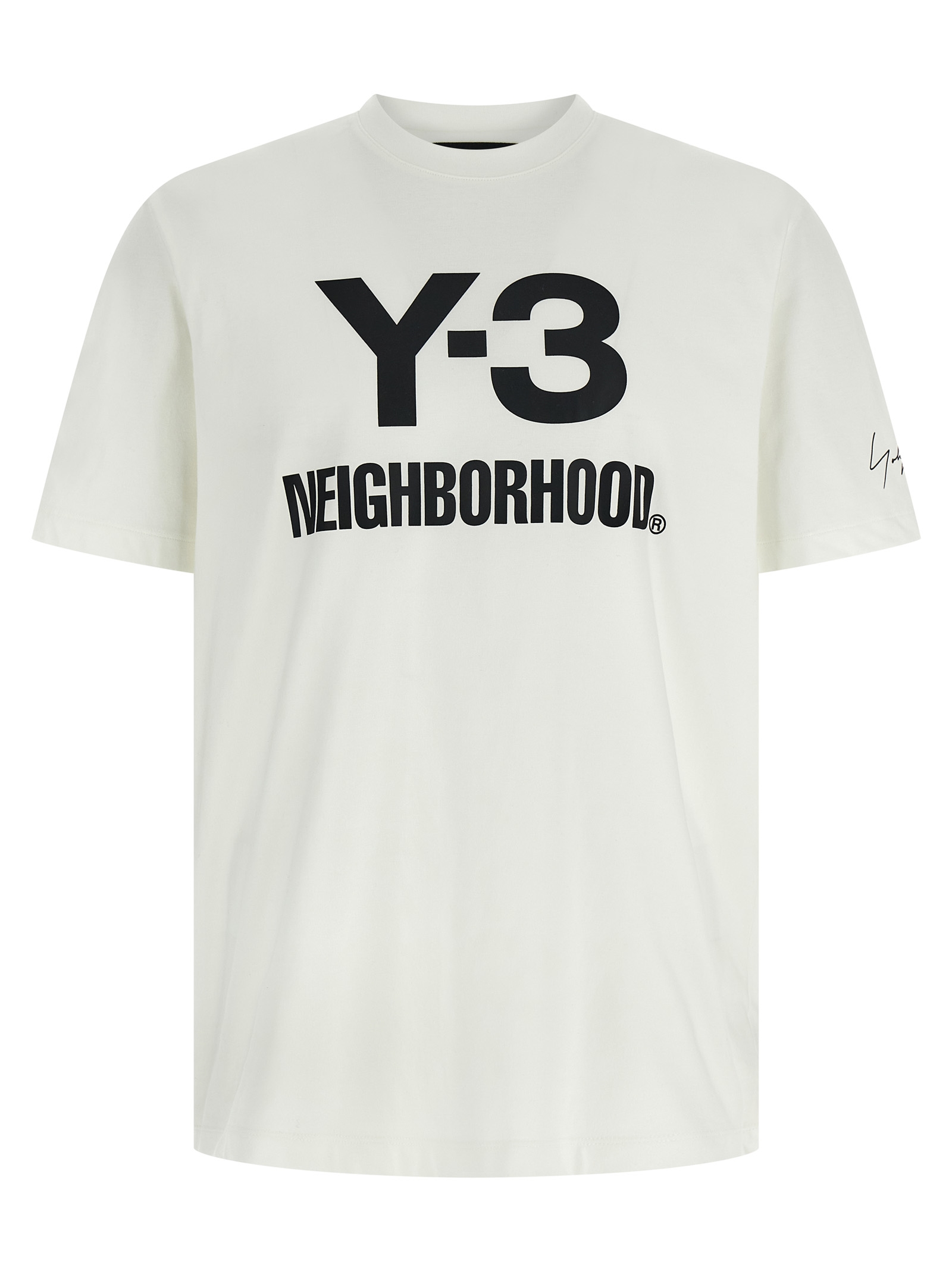 'NBHD logo' T-shirt JX7449CWHITE (Y-3 / Tシャツ・カットソー ) | Y-3 (ワイスリー)