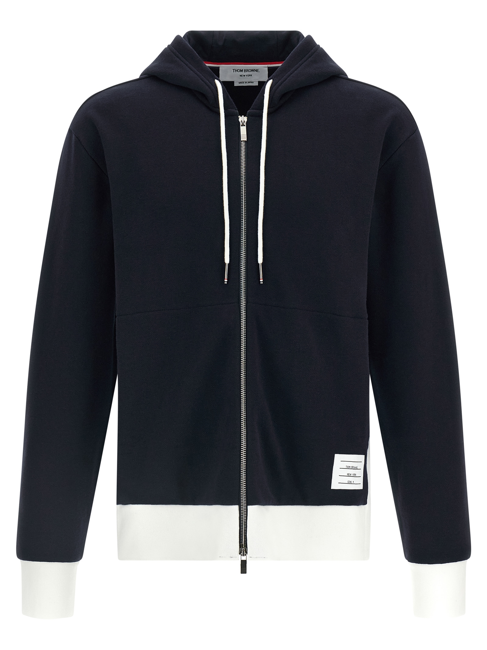 '4 Bar' insert hoodie MJT517A03037415 (Thom Browne / スウェット・フーディー ) | Thom Browne (トム・ブラウン)