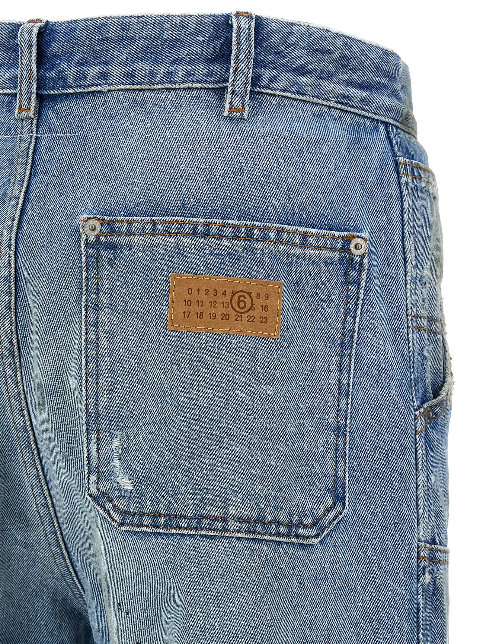 Distressed jeans SH2LA0017M30018964 (MM6 Maison Margiela / ジーンズ ) | MM6 Maison Margiela (エムエムシックス)(3)