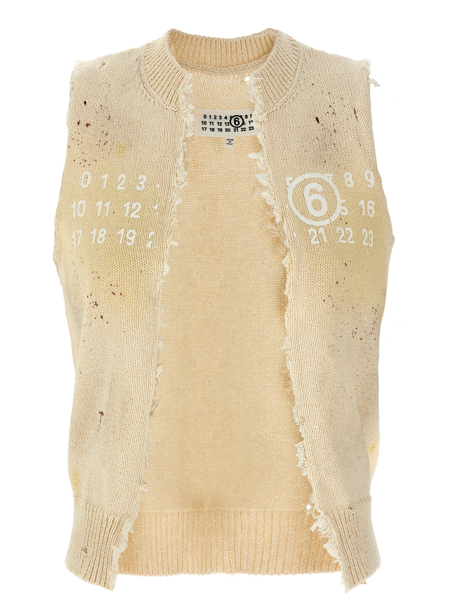 'Numeric signature MM6' vest S62FB0075M13123102S (MM6 Maison Margiela / ベスト ) | MM6 Maison Margiela (エムエムシックス)