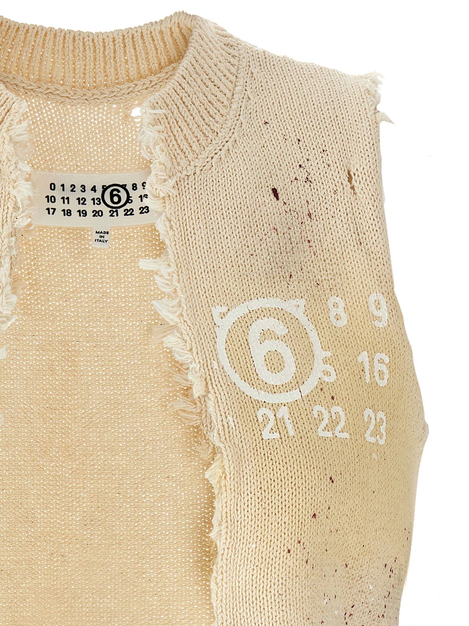 'Numeric signature MM6' vest S62FB0075M13123102S (MM6 Maison Margiela / ベスト ) | MM6 Maison Margiela (エムエムシックス)(2)