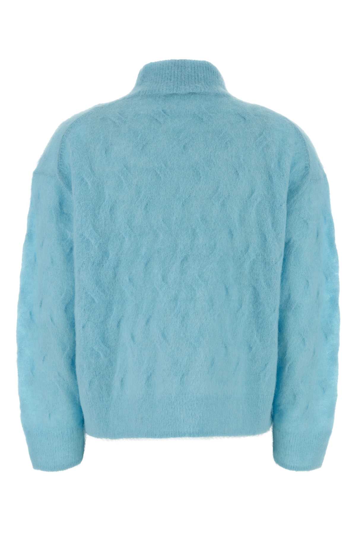 Light blue nylon blend sweater LV044D345GWD3 (Calvin Klein / ニット・セーター・カーディガン ) | Calvin Klein (カルバン・クライン)(1)
