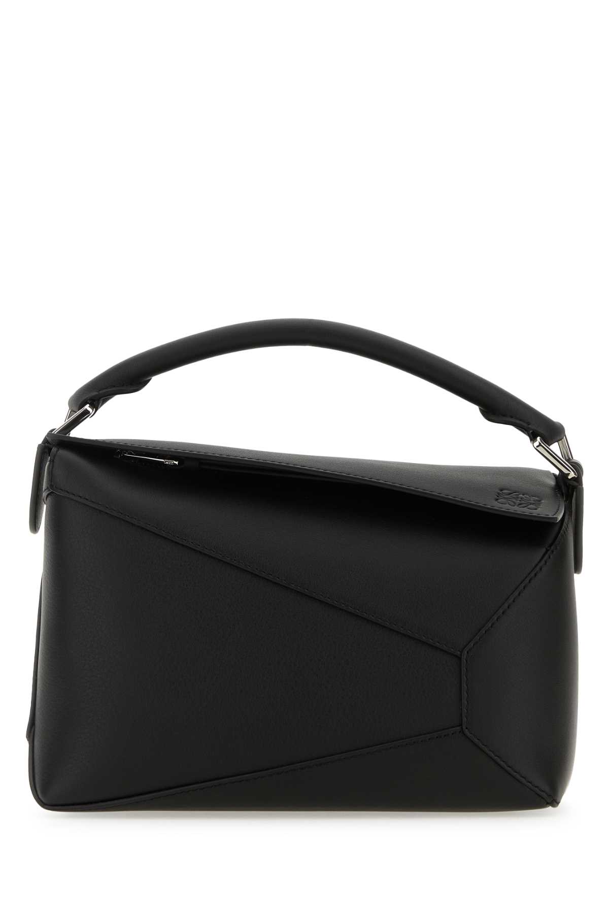 Black leather small Puzzle handbag A510P60X41BLACK (LOEWE / ハンドバッグ・ショルダーバッグ ) | LOEWE (ロエベ)