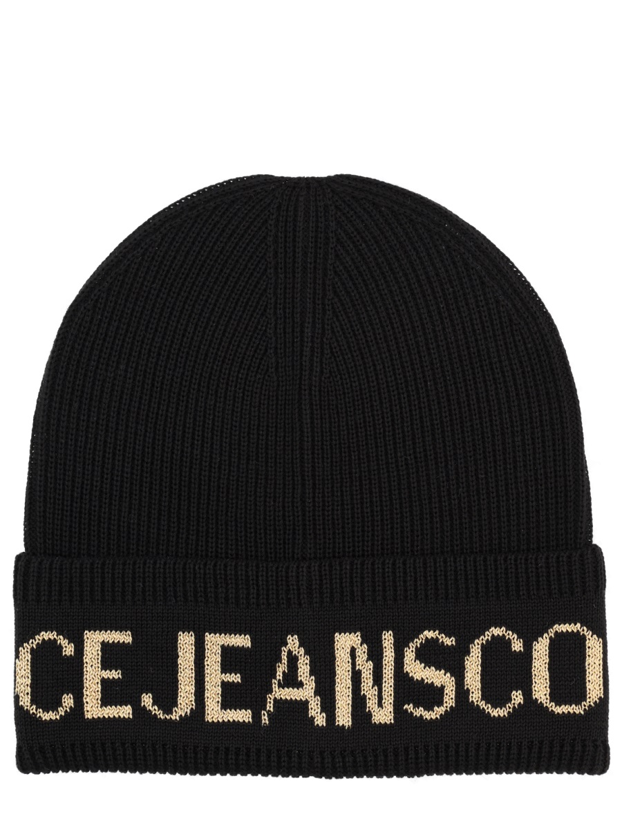 WOOL AND ACRYLIC BEANIE 79YAZK40ZG400G89 (VERSACE JEANS COUTURE / 帽子 ) | VERSACE JEANS COUTURE (ヴェルサーチェ ジーンズ クチュール)