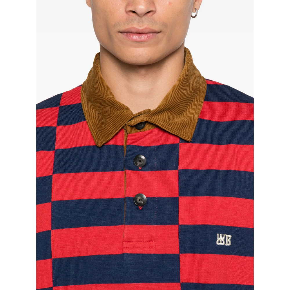 Sweater Wales Bonner MA25JE22JE06RENAV (Wales Bonner / ポロシャツ ) | Wales Bonner (ウェールズ ボナー)(3)