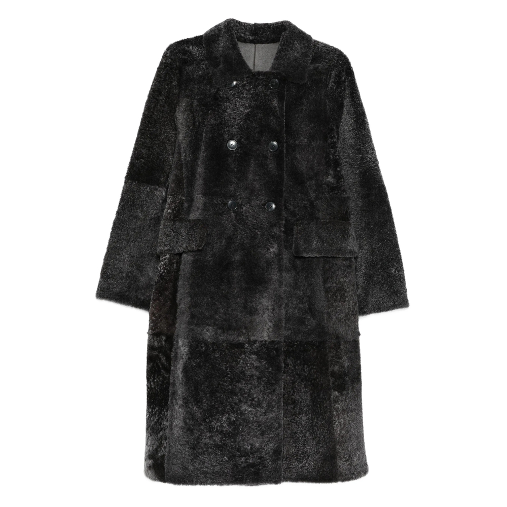 Coat Yves Salomon 26WYM61306MELAA9135 (YVES SALOMON / レザー&ファージャケット・コート ) | YVES SALOMON (イヴ サロモン)