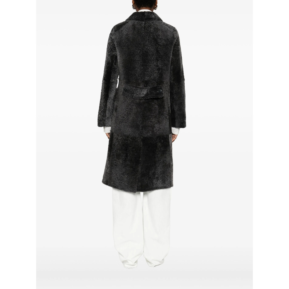 Coat Yves Salomon 26WYM61306MELAA9135 (YVES SALOMON / レザー&ファージャケット・コート ) | YVES SALOMON (イヴ サロモン)(1)