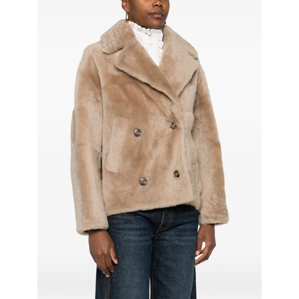 Outerwear Yves Salomon 25WYV60868MERLA2261 (YVES SALOMON / レザー&ファージャケット・コート ) | YVES SALOMON (イヴ サロモン)(3)