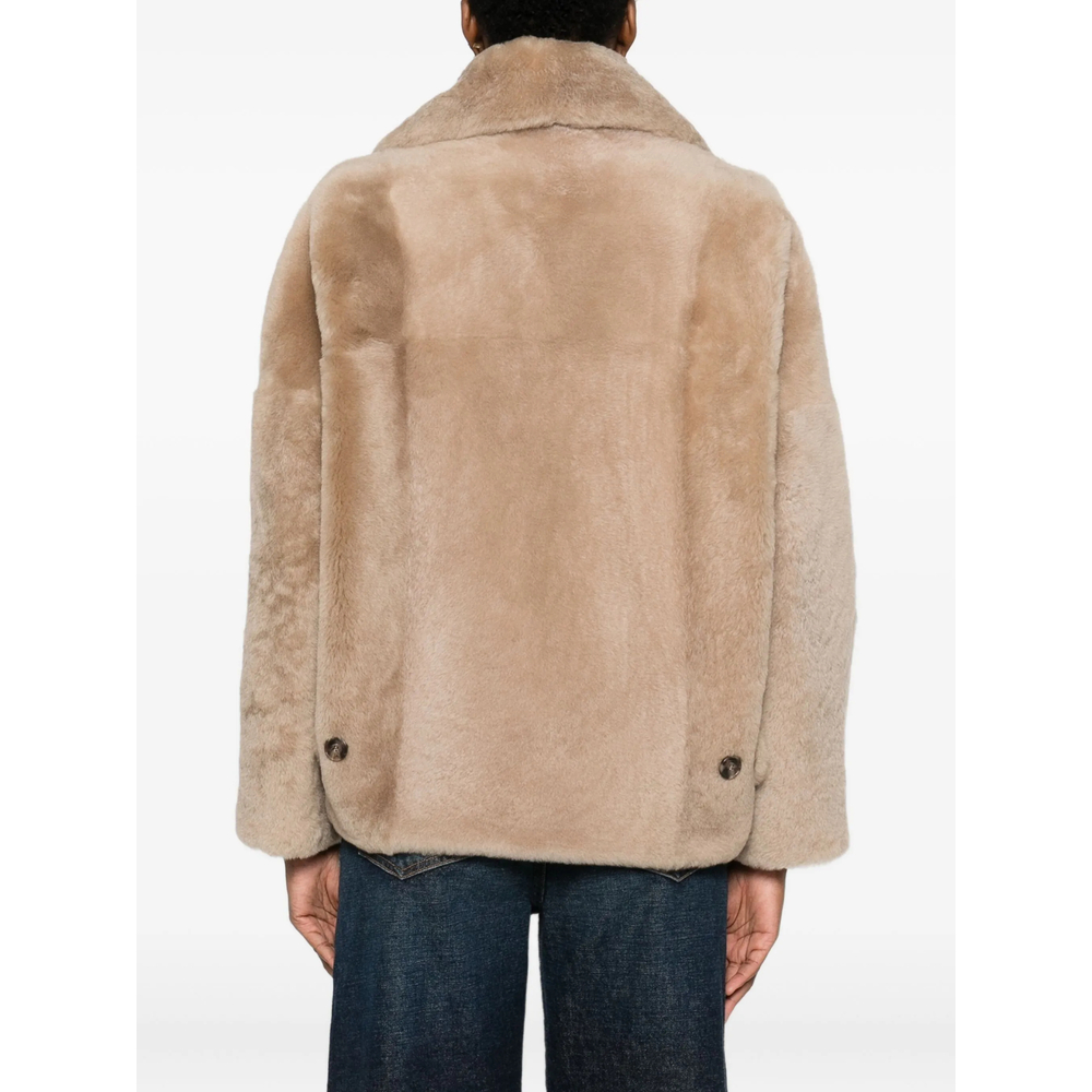 Outerwear Yves Salomon 25WYV60868MERLA2261 (YVES SALOMON / レザー&ファージャケット・コート ) | YVES SALOMON (イヴ サロモン)(4)