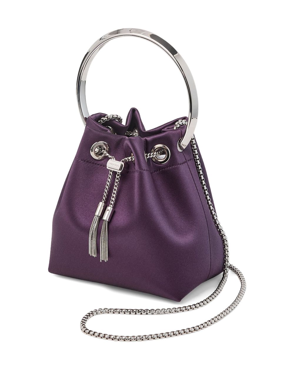 Jimmy Choo Bags.. Bordeaux BONBONFUQWINTERBLOOMSILVER (JIMMY CHOO / ハンドバッグ・ショルダーバッグ ) | JIMMY CHOO (ジミー チュウ)(1)