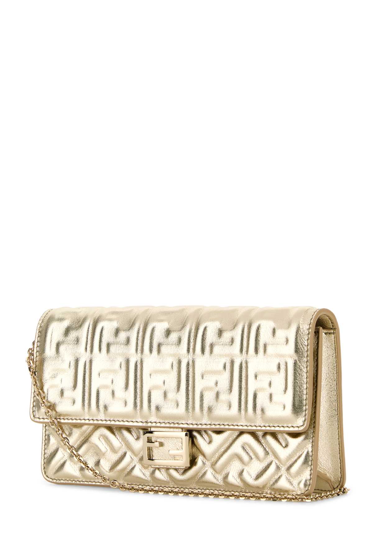 Metallic gold nappa leather Baguette wallet 8M0498ARO5F0FZ0 (FENDI / 財布・カードケース ) | FENDI (フェンディ)(1)