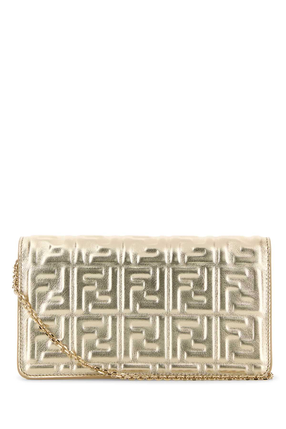 Metallic gold nappa leather Baguette wallet 8M0498ARO5F0FZ0 (FENDI / 財布・カードケース ) | FENDI (フェンディ)(2)