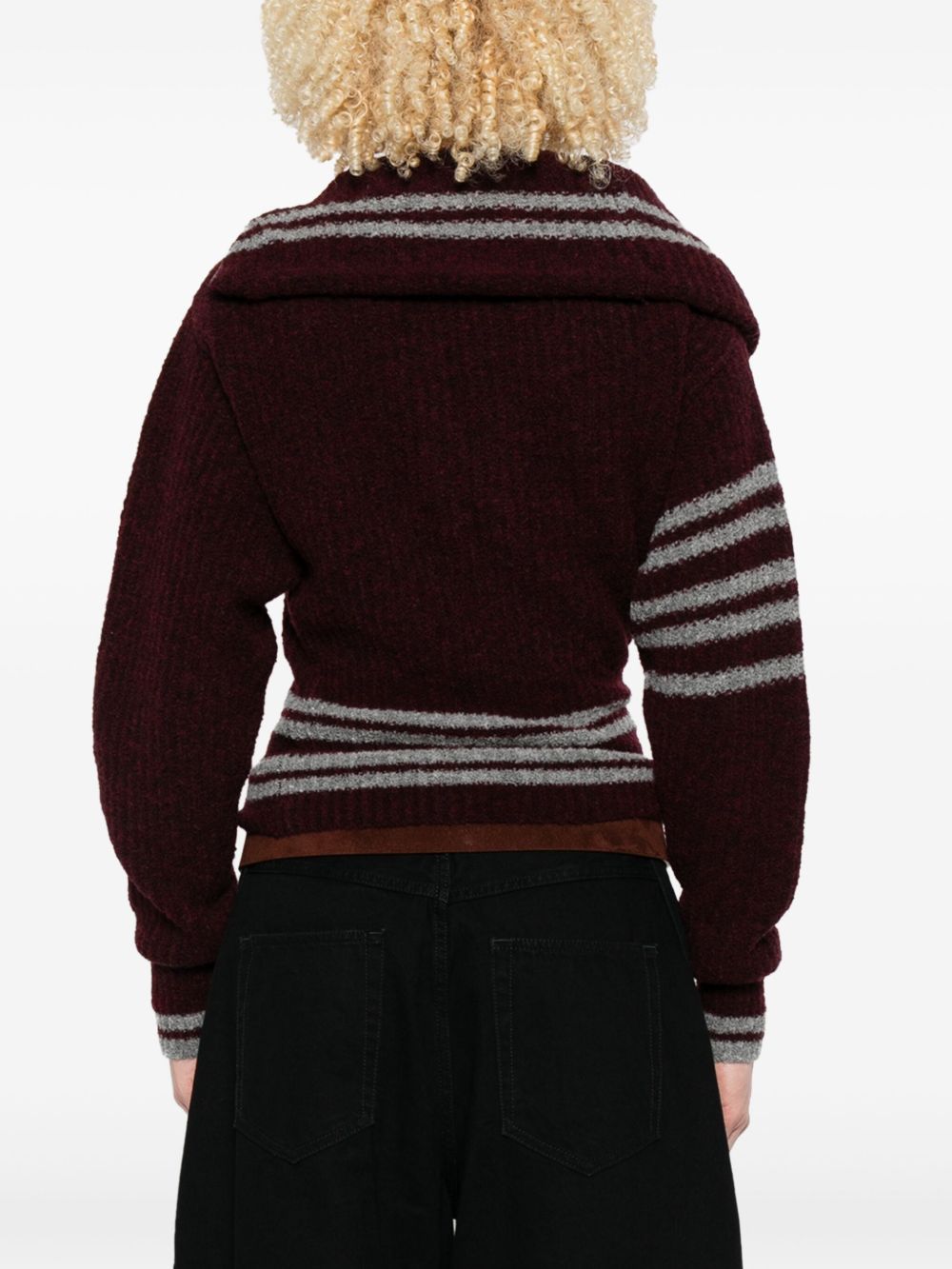 The Attico Sweaters Bordeaux 251WCD00008KWW002AA114 (THE ATTICO / ニット・セーター・カーディガン ) | THE ATTICO (ジ・アティコ)(4)