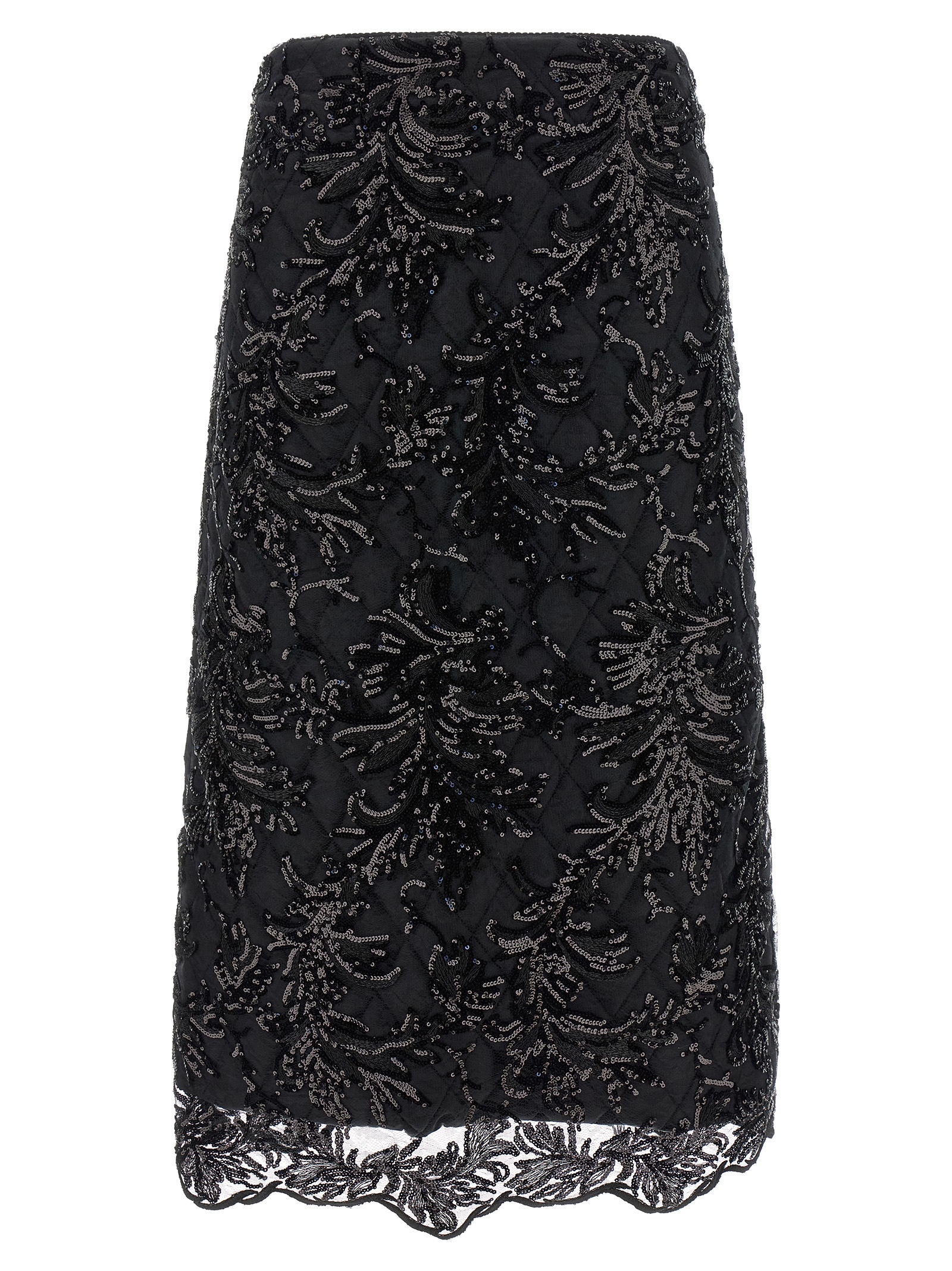 'Giulia' midi skirt GIULIALACEBLACKINBLACK (LE TWINS / スカート ) | LE TWINS (レ ツインズ)