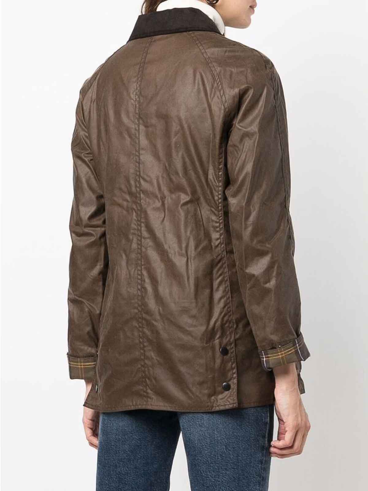 Bark brown Beadnell waxed jacket LWX0667BR31 (Barbour / カジュアルジャケット ) | Barbour (バブアー)(2)