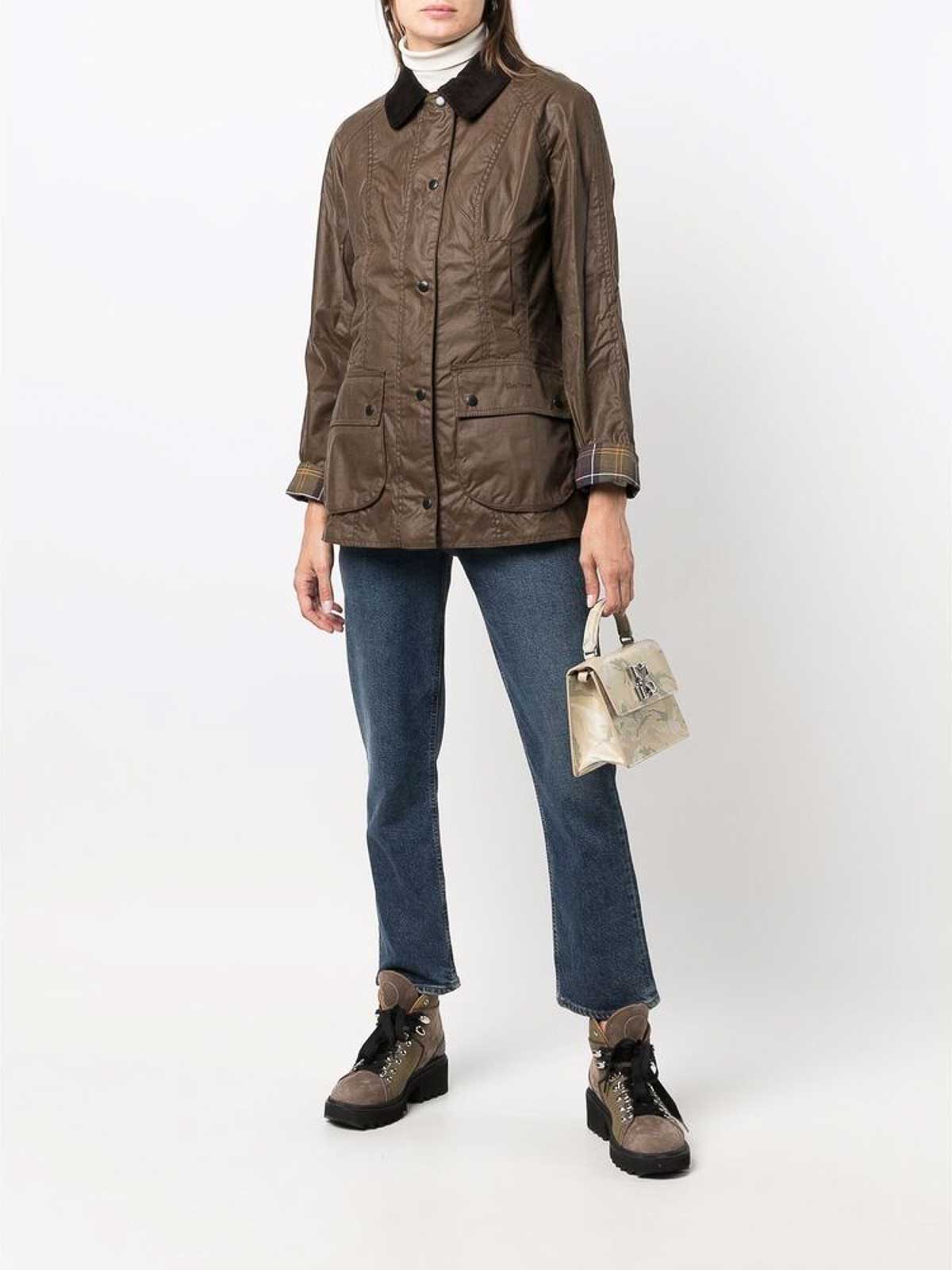Bark brown Beadnell waxed jacket LWX0667BR31 (Barbour / カジュアルジャケット ) | Barbour (バブアー)(3)