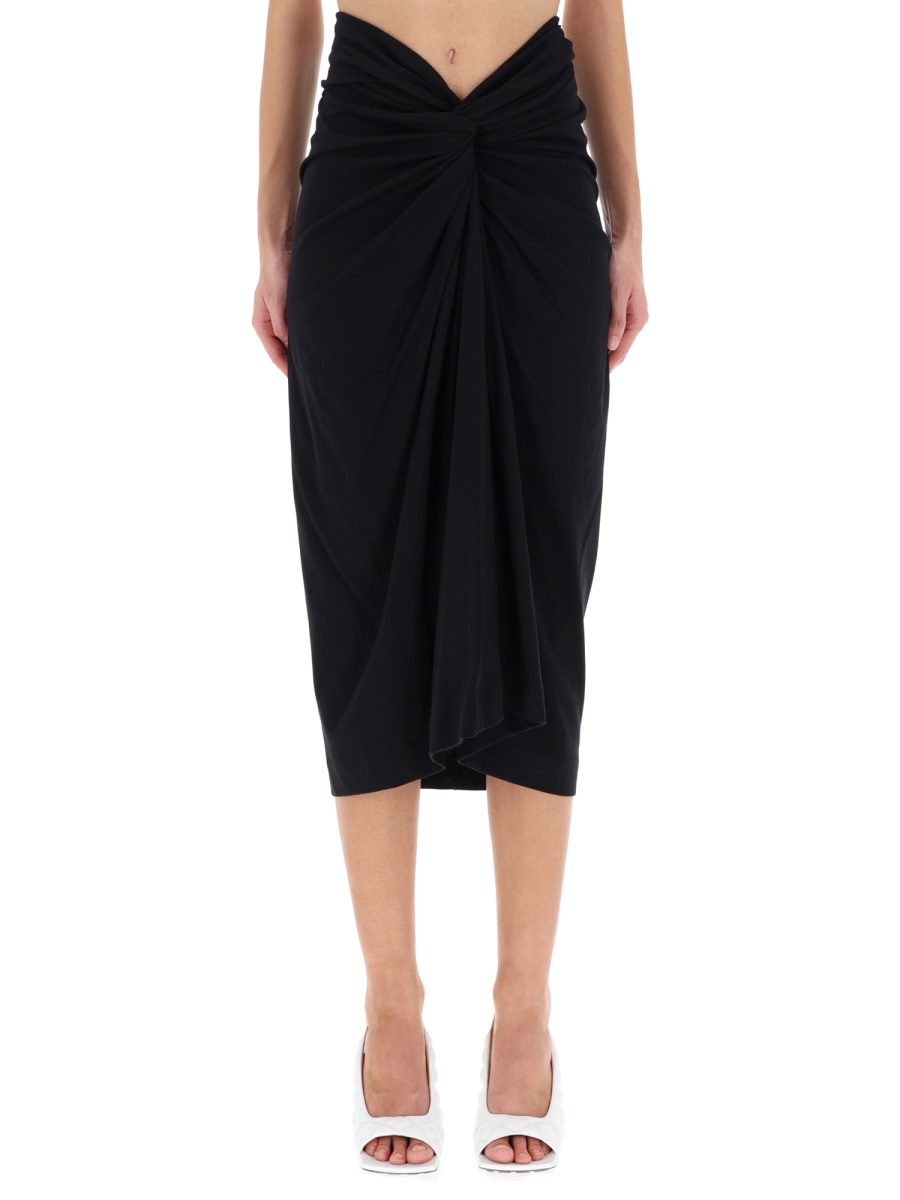 DRAPED "HERCHIVE" SKIRT 0111122603900 (Dries Van Noten / スカート ) | Dries Van Noten (ドリスヴァンノッテン)
