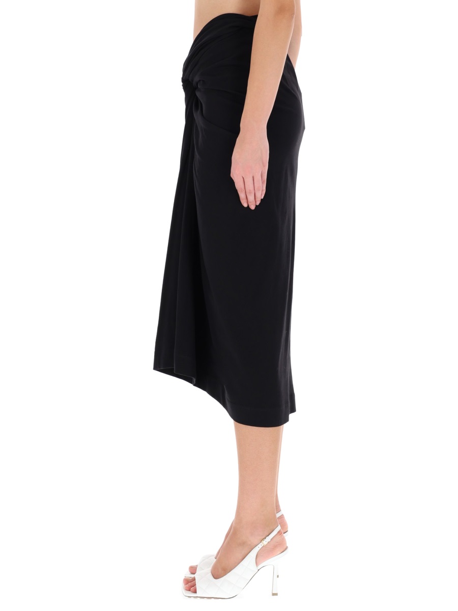 DRAPED "HERCHIVE" SKIRT 0111122603900 (Dries Van Noten / スカート ) | Dries Van Noten (ドリスヴァンノッテン)(2)