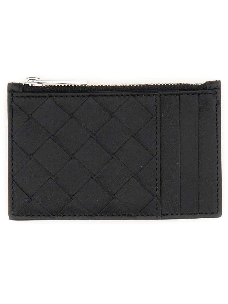 WOVEN CARD HOLDER WITH ZIPPER 814706VCPQ38803 (Bottega Veneta / 財布・カードケース ) | Bottega Veneta (ボッテガ・ヴェネタ)
