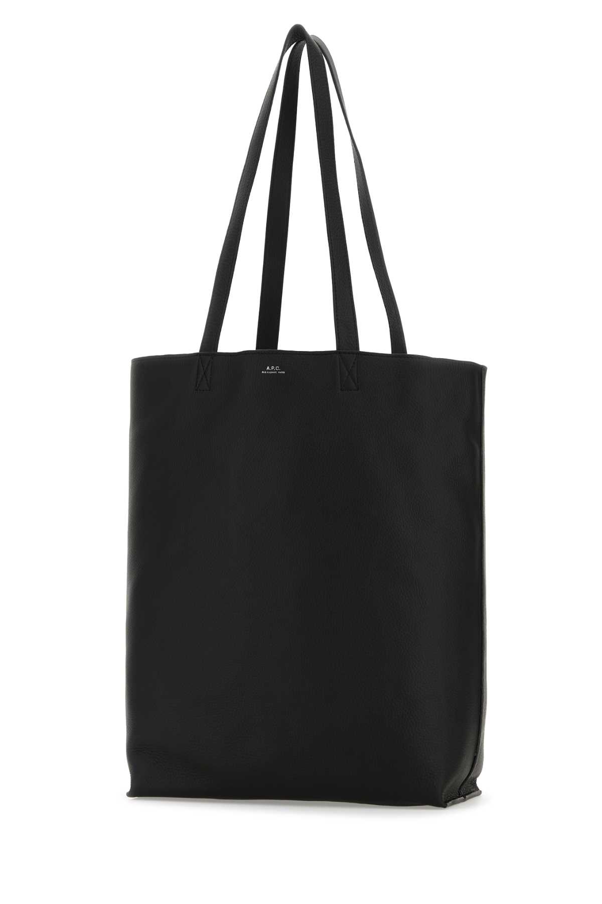 Black leather Maiko shopping bag PXCBCM61500LZZ (A.P.C. / トートバッグ ) | A.P.C. (アーペーセー)(1)