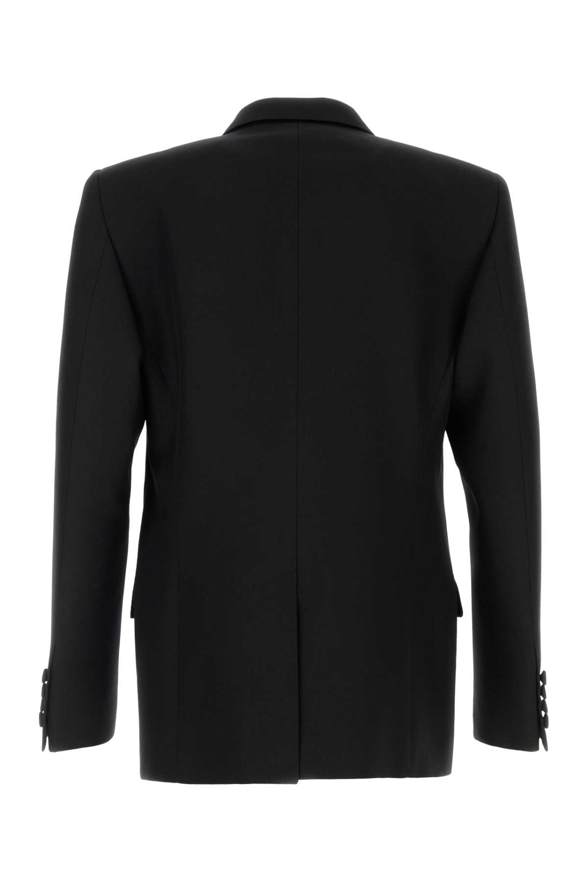Black polyester blend jacket 7V0CEJ28AWA0NO (Valentino Garavani / ブレザー・ジャケット ) | Valentino Garavani (ヴァレンティノ)(1)