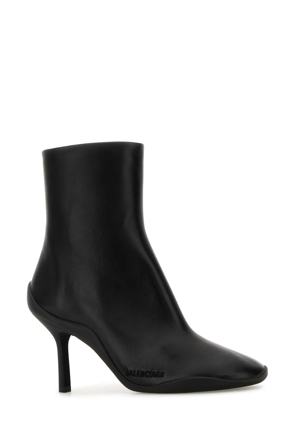 Black leather Shibuya 80 ankle boots 845468WBCW01000 (Balenciaga / ブーツ ) | Balenciaga (バレンシアガ)(1)