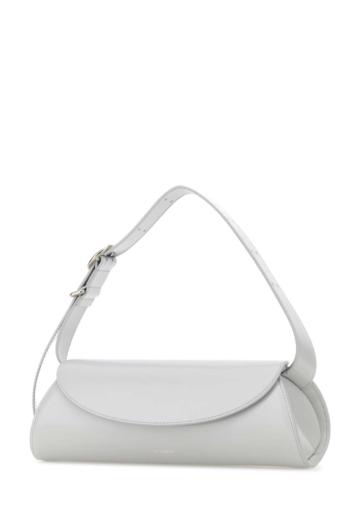 Light grey leather small Cannolo crossbody bag J07WD0023P5355058 (Jil Sander / ハンドバッグ・ショルダーバッグ ) | Jil Sander (ジルサンダー)(1)