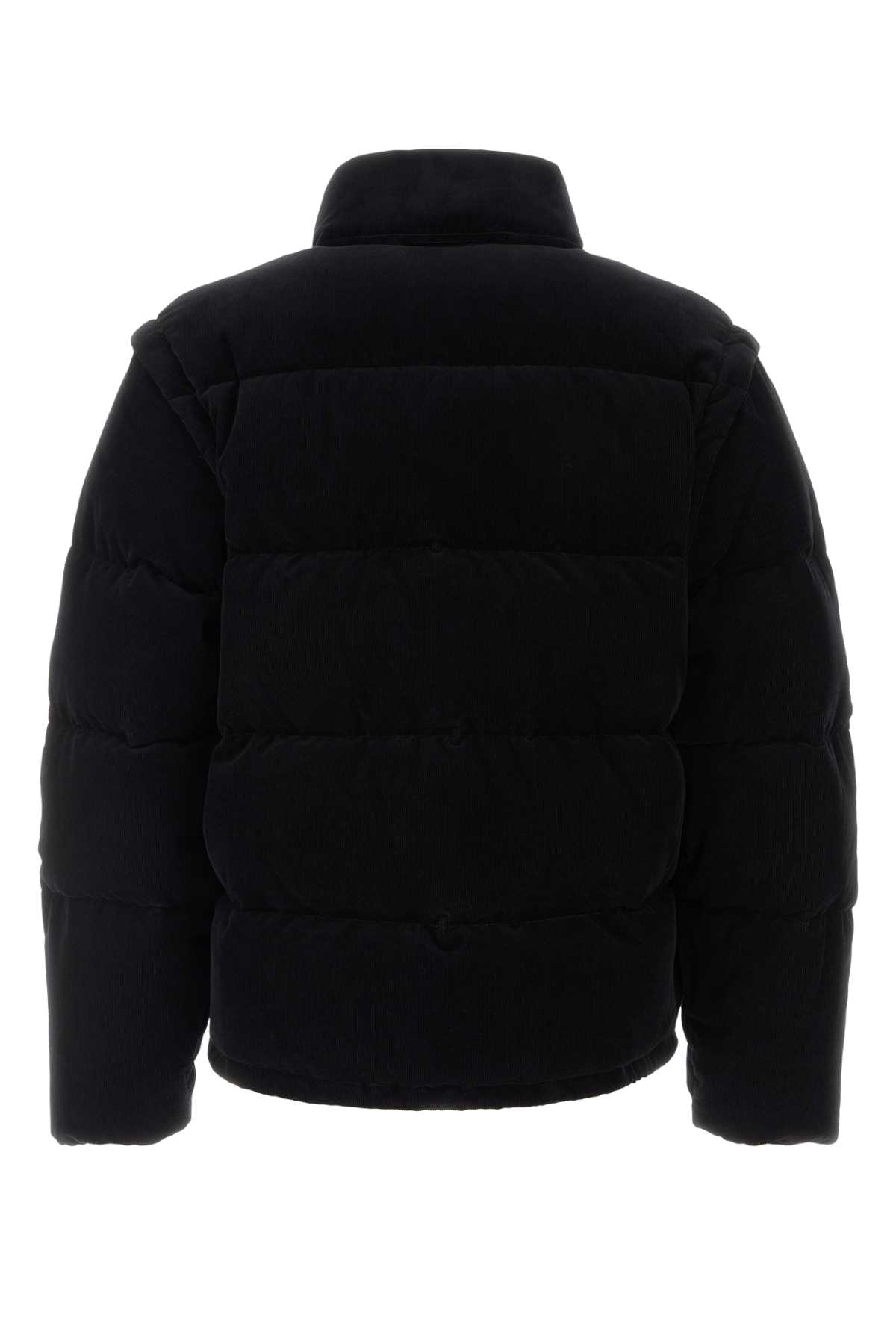 Black corduroy down jacket SGC946SOOO1JHCF0002 (Prada / ダウンジャケット・コート ) | Prada (プラダ)(1)