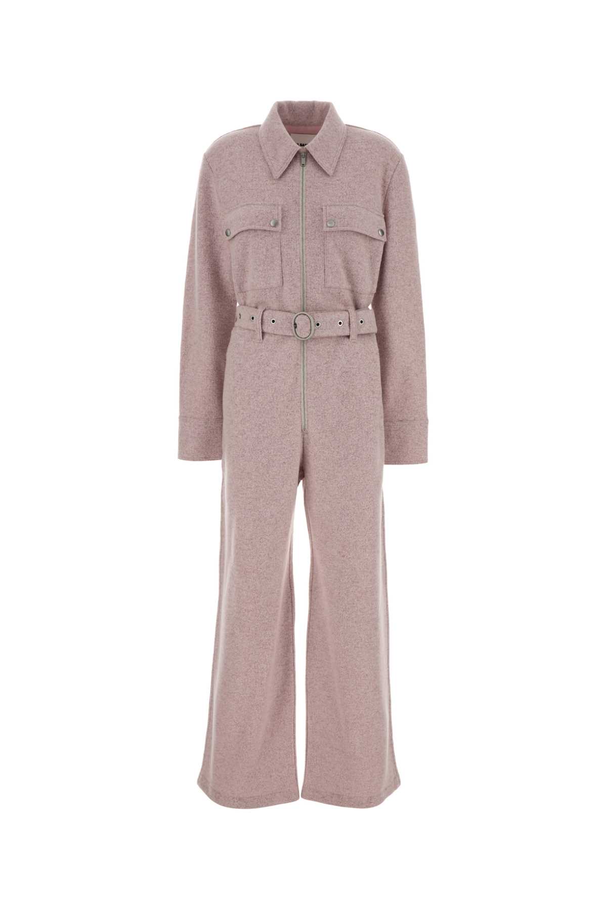 Pink wool blend jumpsuit J40FP0108J41423658 (Jil Sander / ワンピース・ドレス・オールインワン ) | Jil Sander (ジルサンダー)